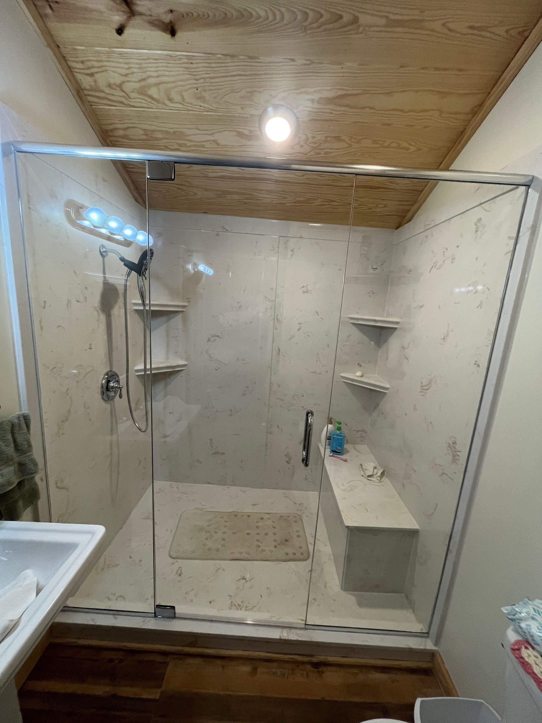 Shower Pictures by Custom Glass Service