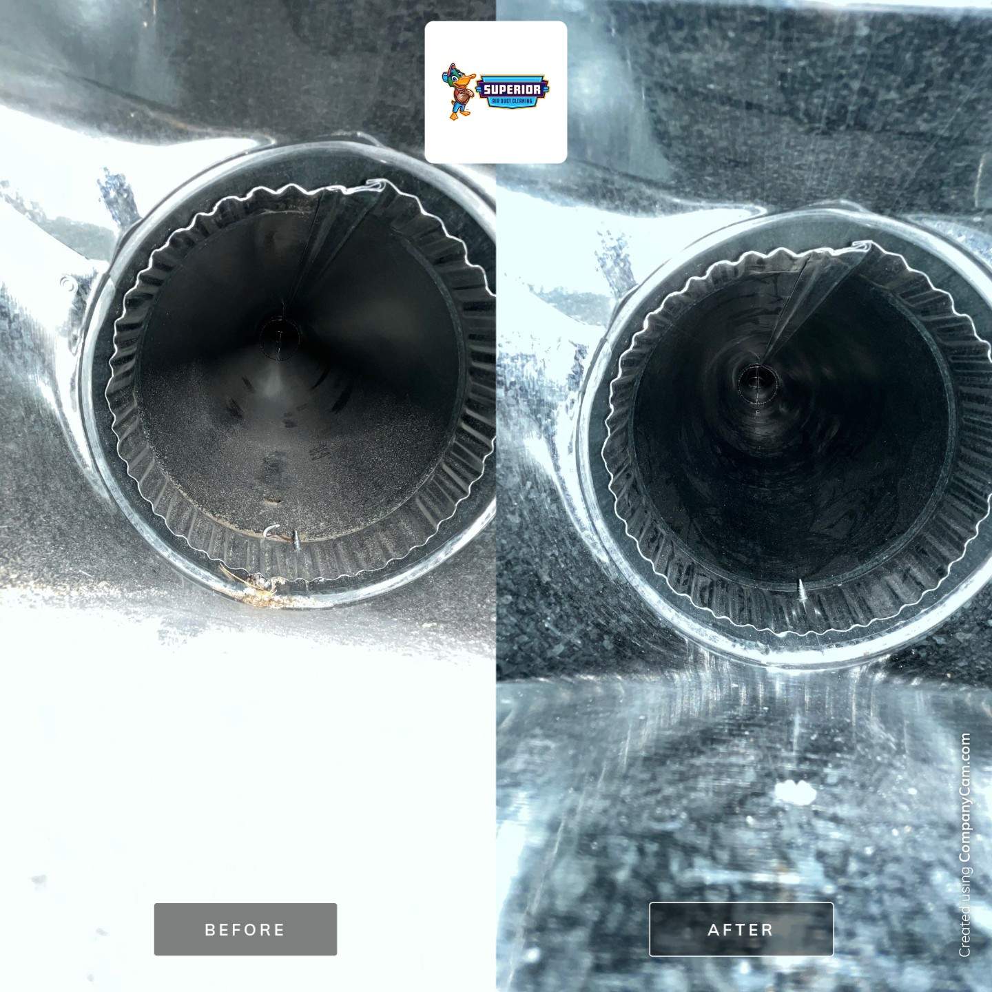 Air Duct Cleaning With a Vacuum Truck in Columbiana, OH by Superior Air Duct Cleaning