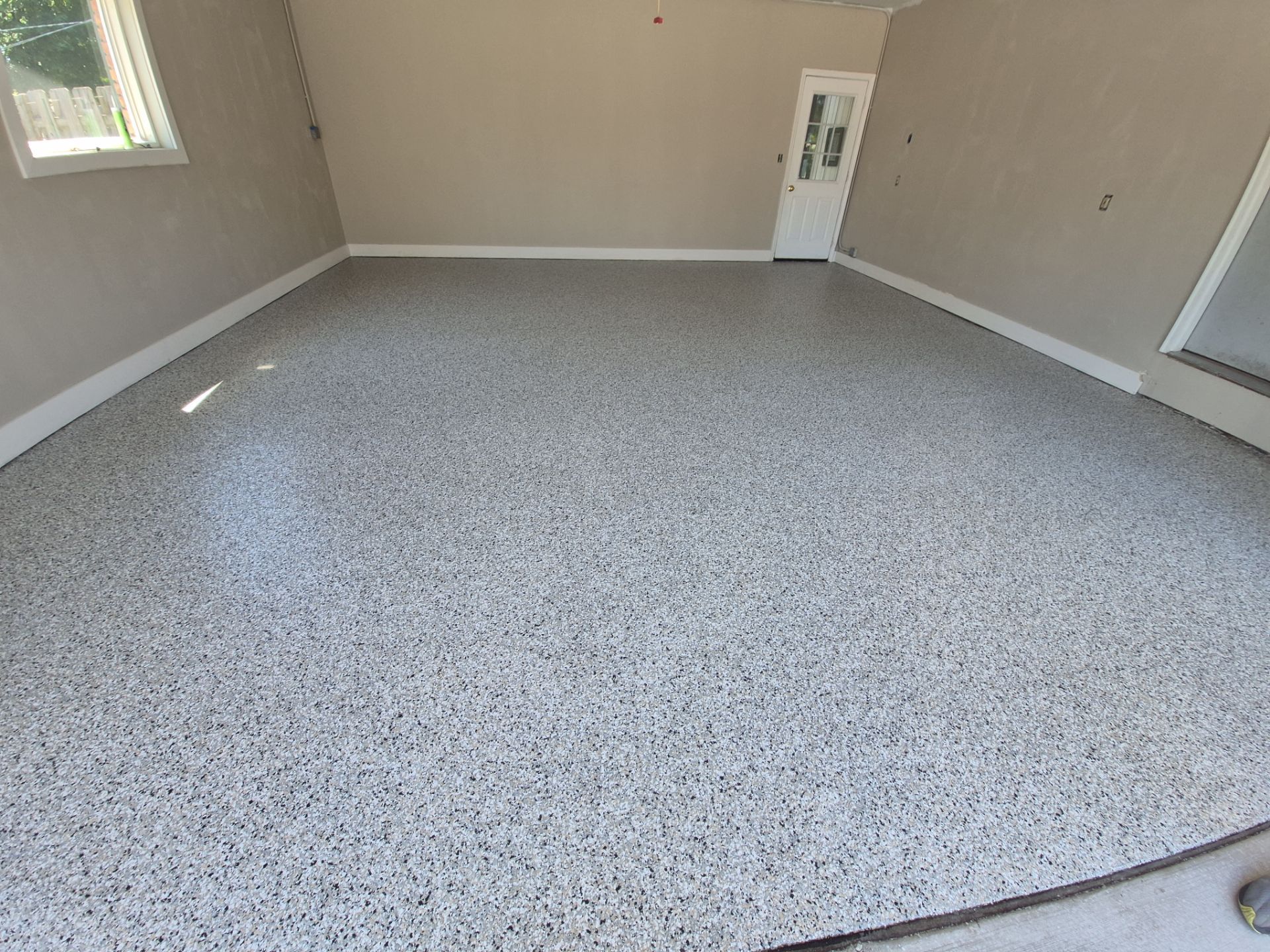Garage in Mt. Pleasant by Wise Coatings of Central Michigan
