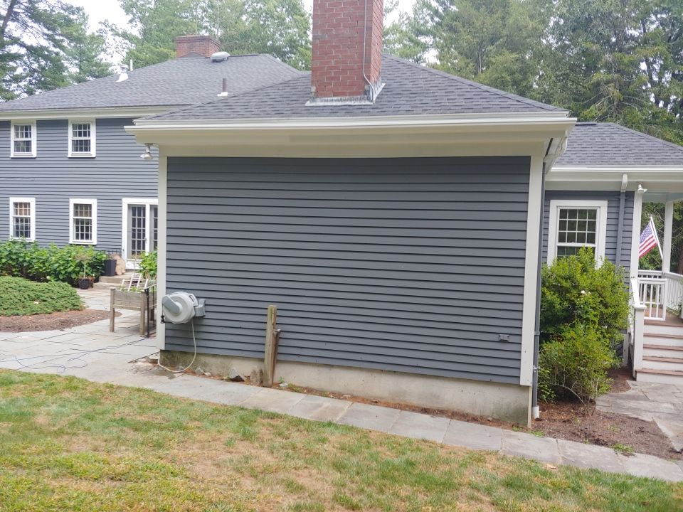 Weston, MA Gutter Installation using 4x5 FiberGlass Gutter by Gutter Pro Enterprises