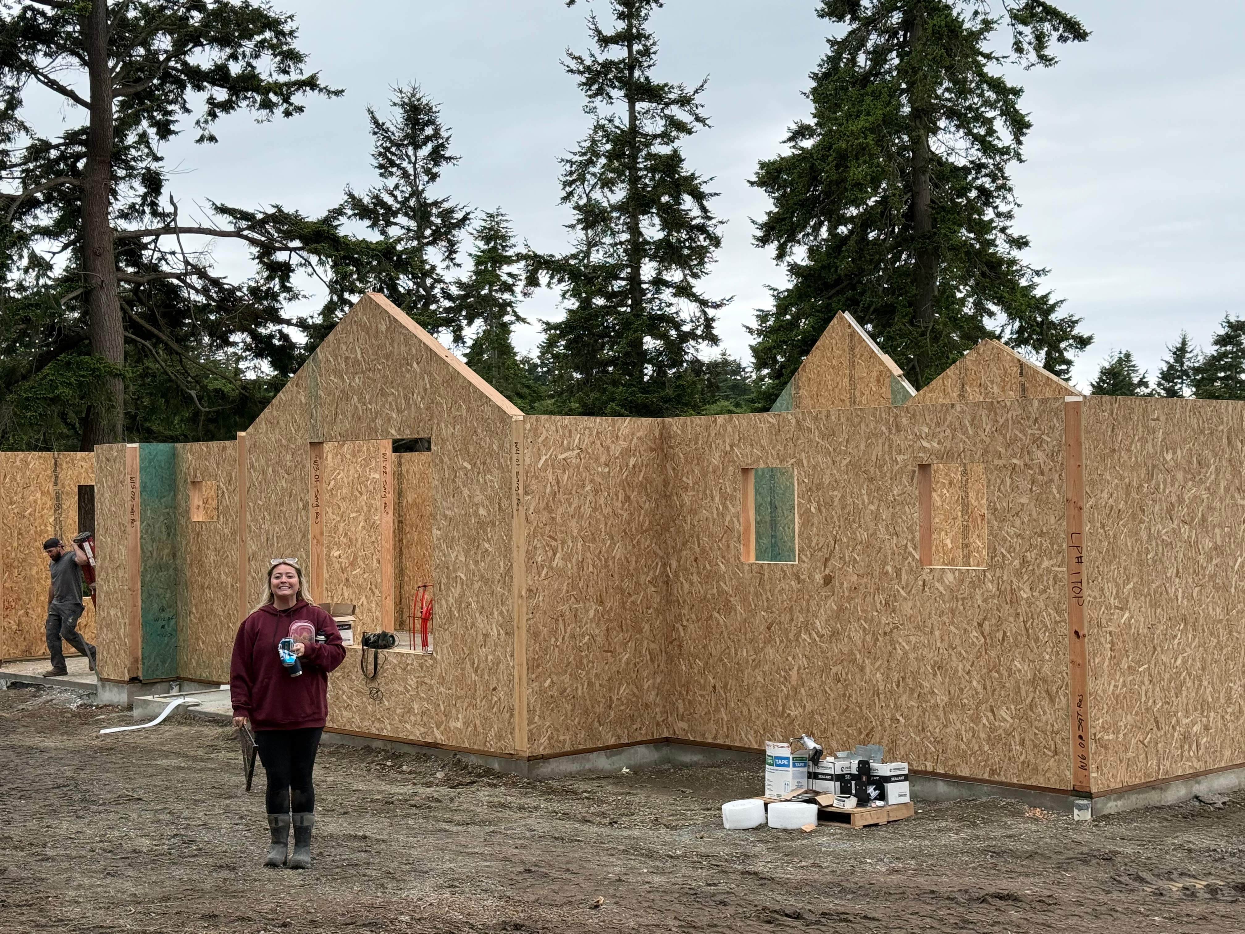 SIP Panel Framing by No 7 Development