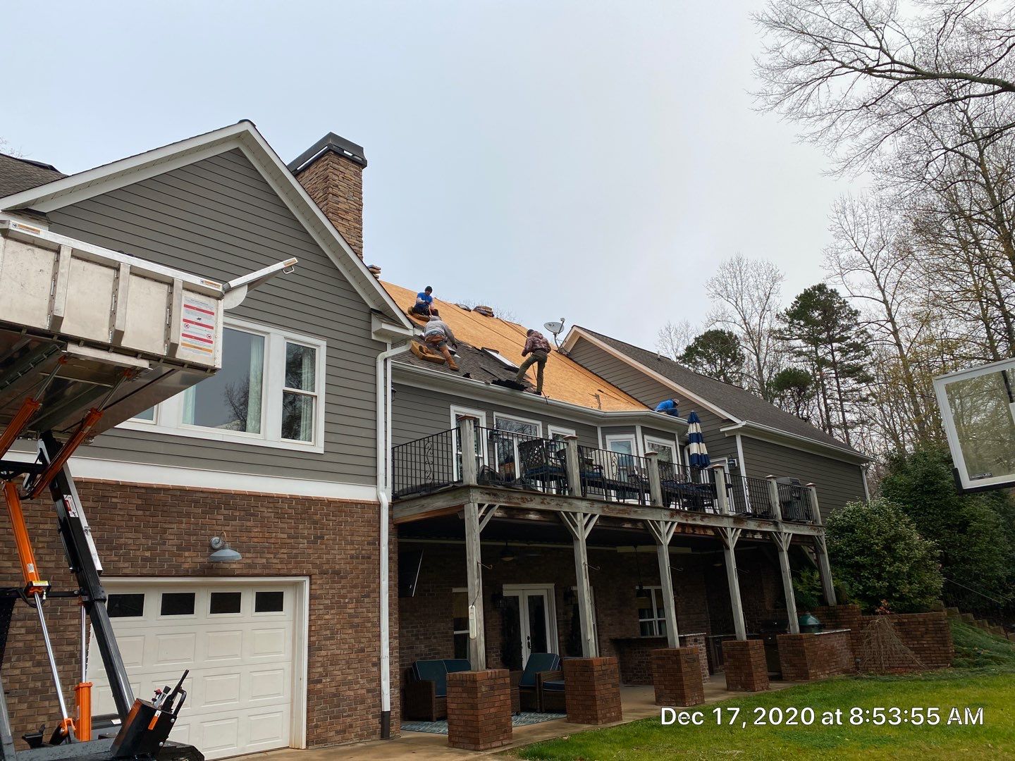 Residential Roofing Installation in Spartanburg, SC using Ceartainteed Landmark Architectural Shingles by Property Assessment