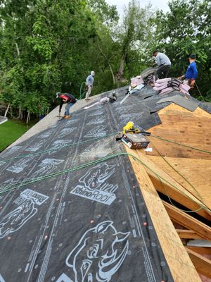 Residential Roofing Installation using Owen's Corning Duration (Lifetime) Shingles