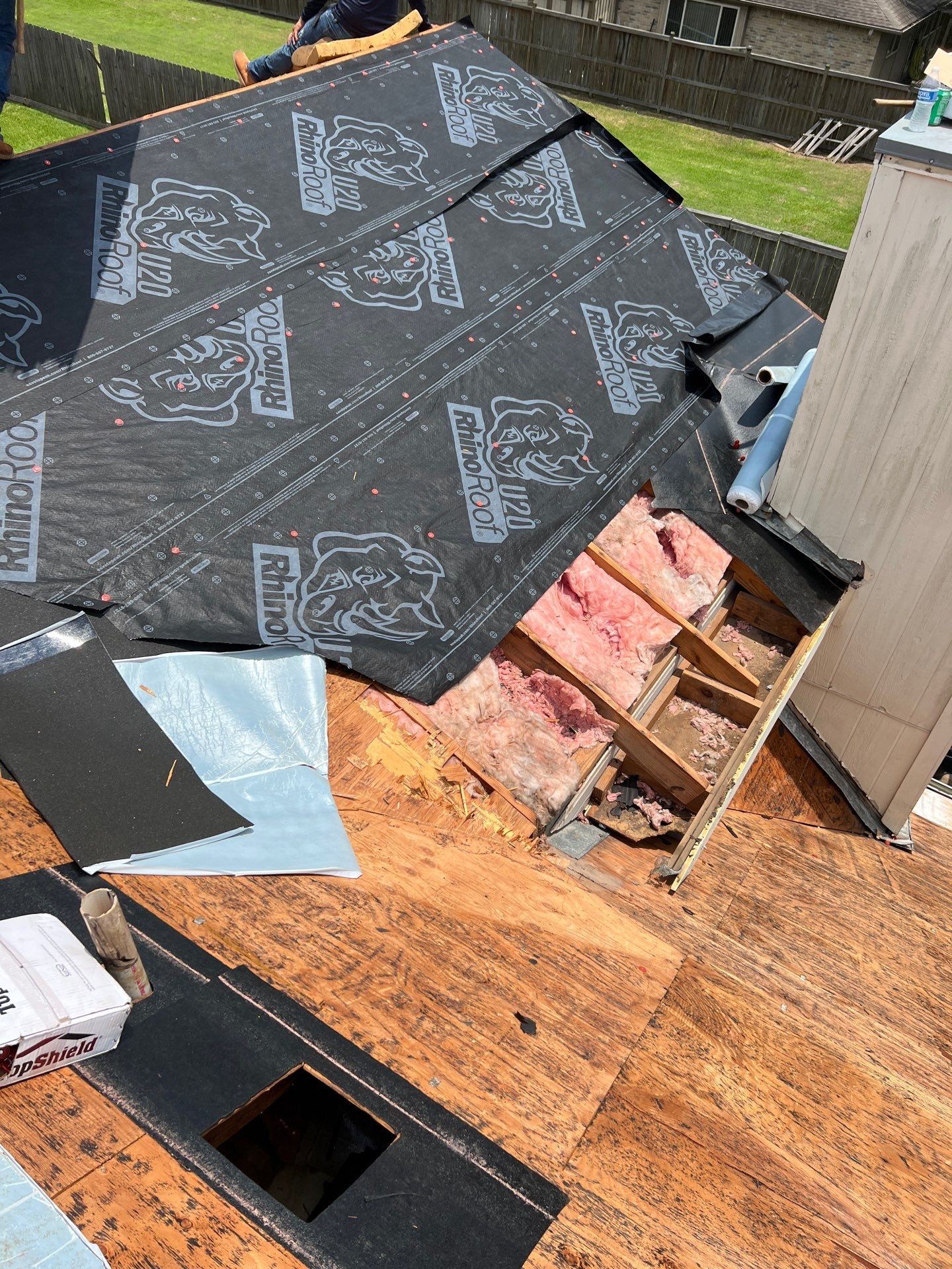 Residential Roofing Installation using Owen's Corning Duration (Lifetime) Shingles by Roof Repair Company