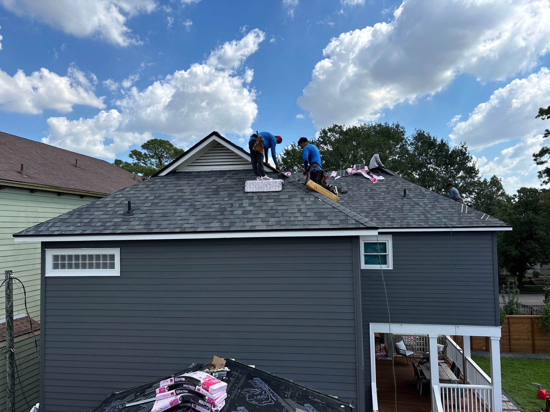 Residential Roofing Repair using Owen's Corning Duration (Lifetime) Shingles by Roof Repair Company