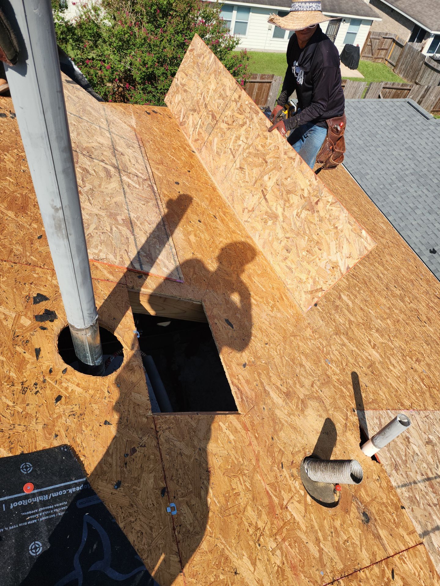 Residential Roofing Installation using Owen's Corning Duration (Lifetime) Shingles by Roof Repair Company