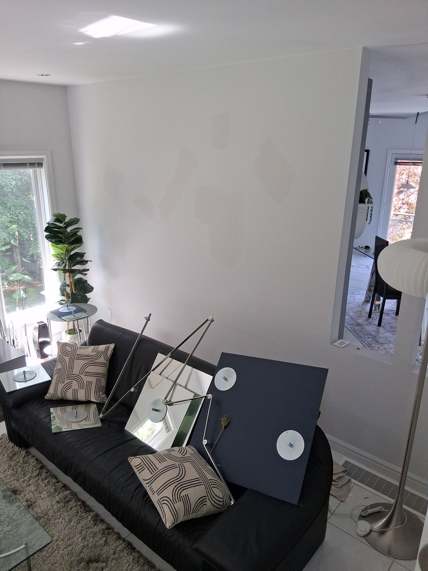 Bedford Residential Interior Painting and Ceiling Water Damage Repair by The Persnickety Painters