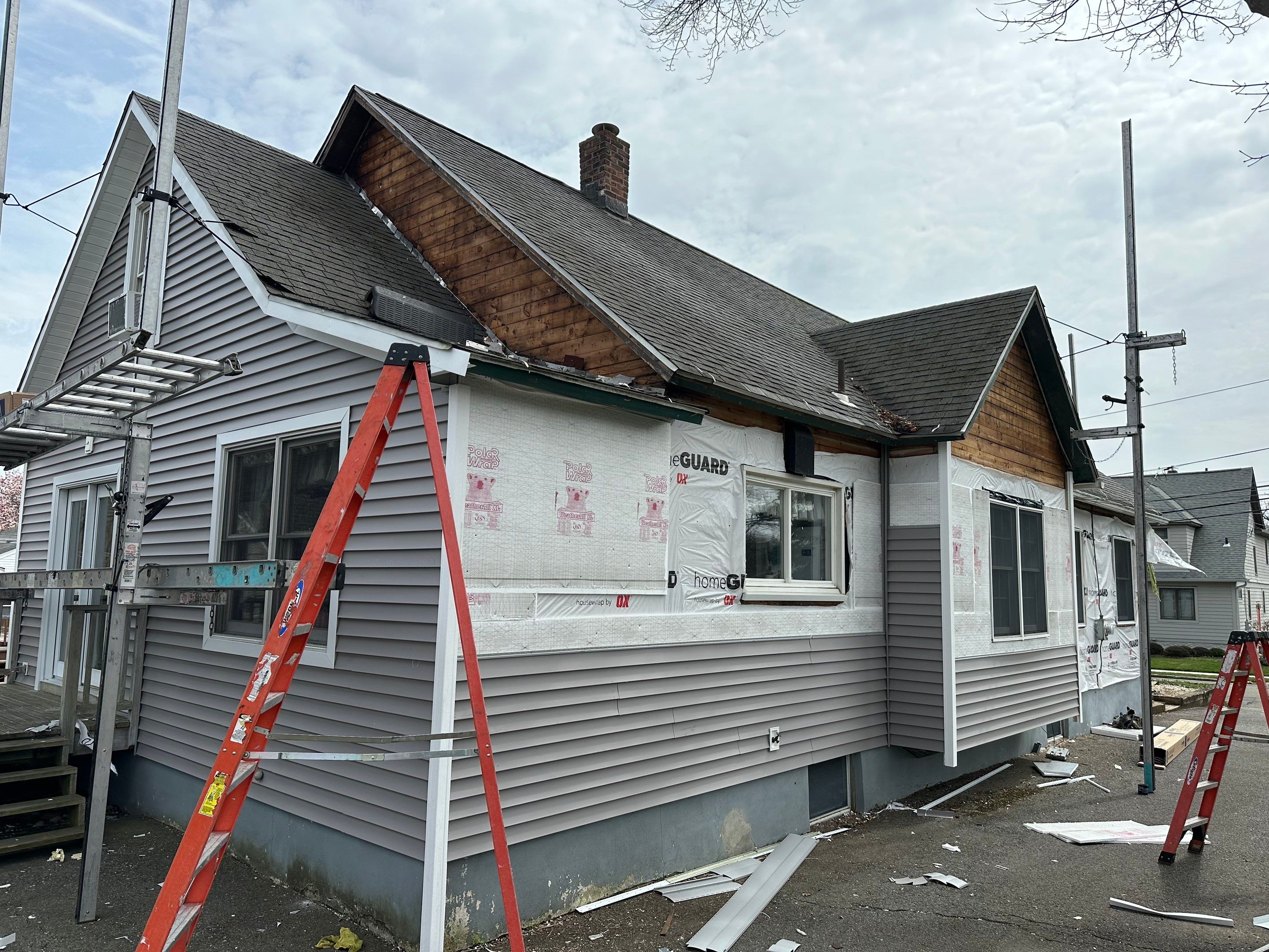 Siding Installation using Certainteed Monogram Granite Gray by A Plus Exterior