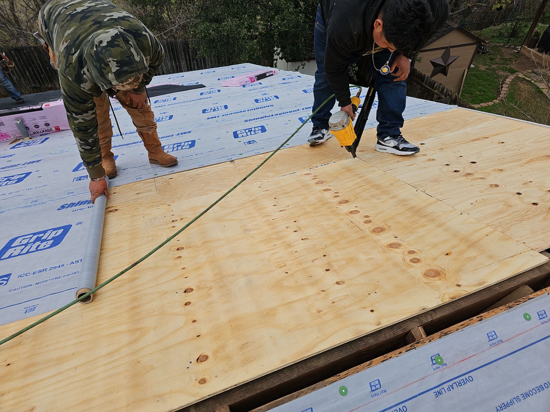 Residential Roofing Installation using IKO Dynasty Shadow Brown by DeZign Roofing & Exteriors