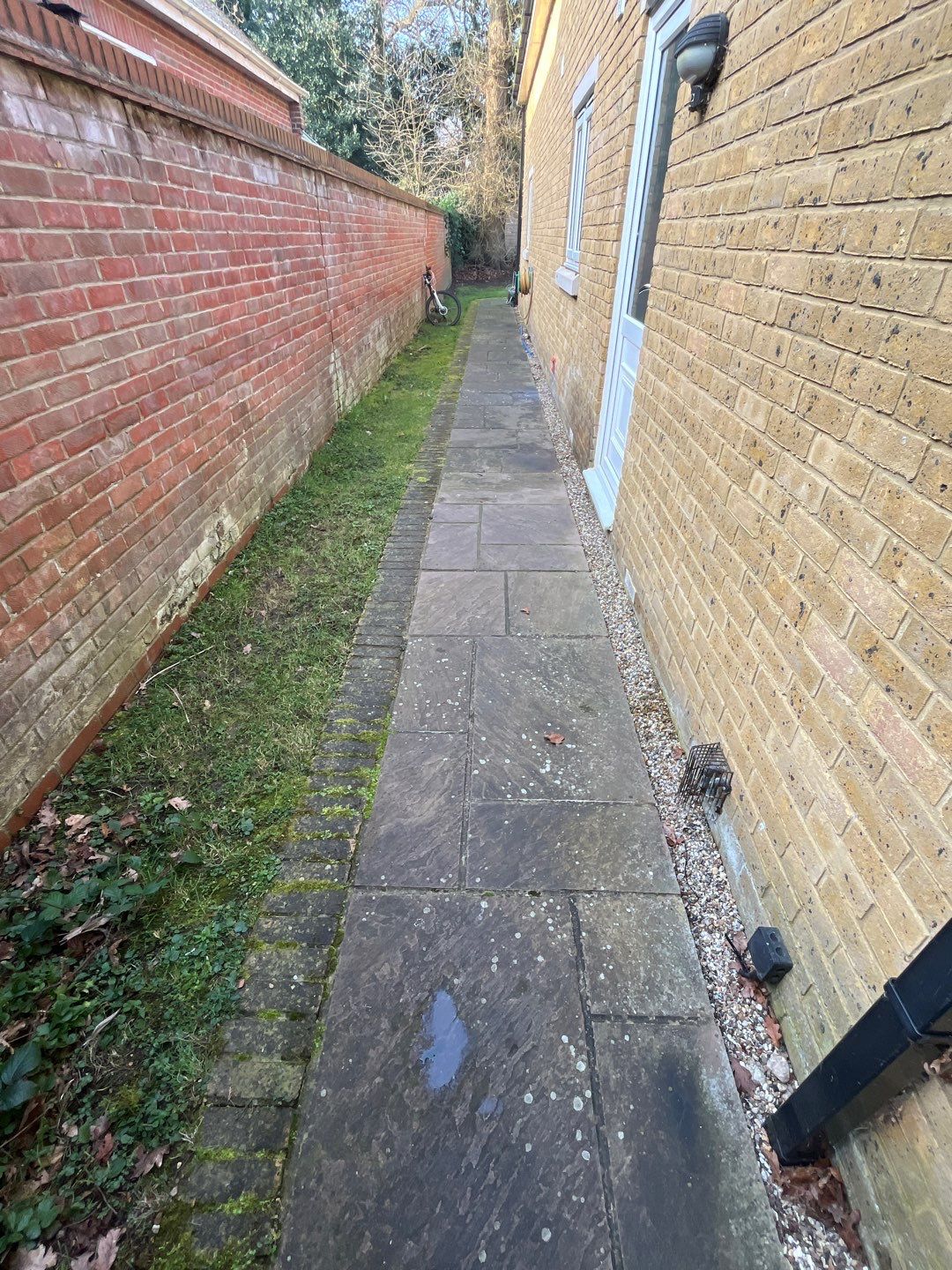 Slate Roof  - Patio - Stonework Clean using Honda 21lt High Pressure Machine by Ges Exterior Cleaning ltd