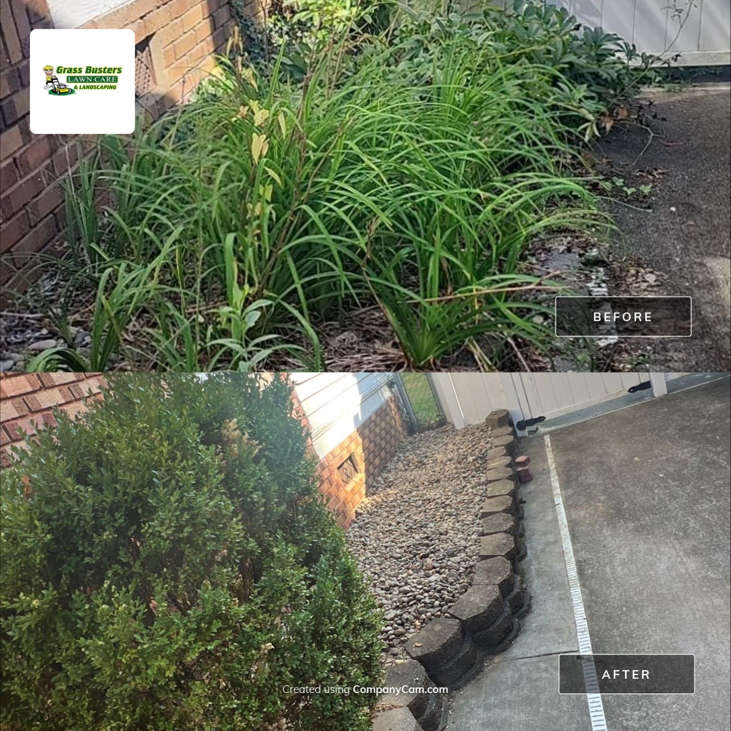 Total transformation! by GrassBusters, Inc.