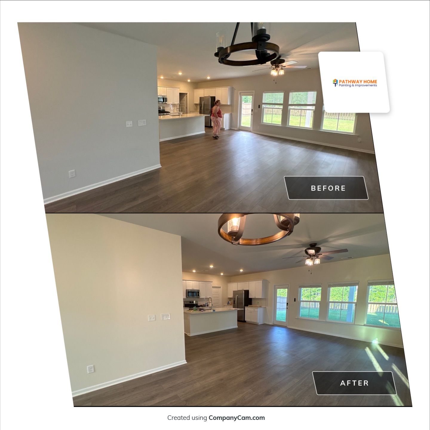 Whole-Home Interior Painting Refresh with Valspar Quail Egg in Ridgeville by Pathway Home Painting & Improvements