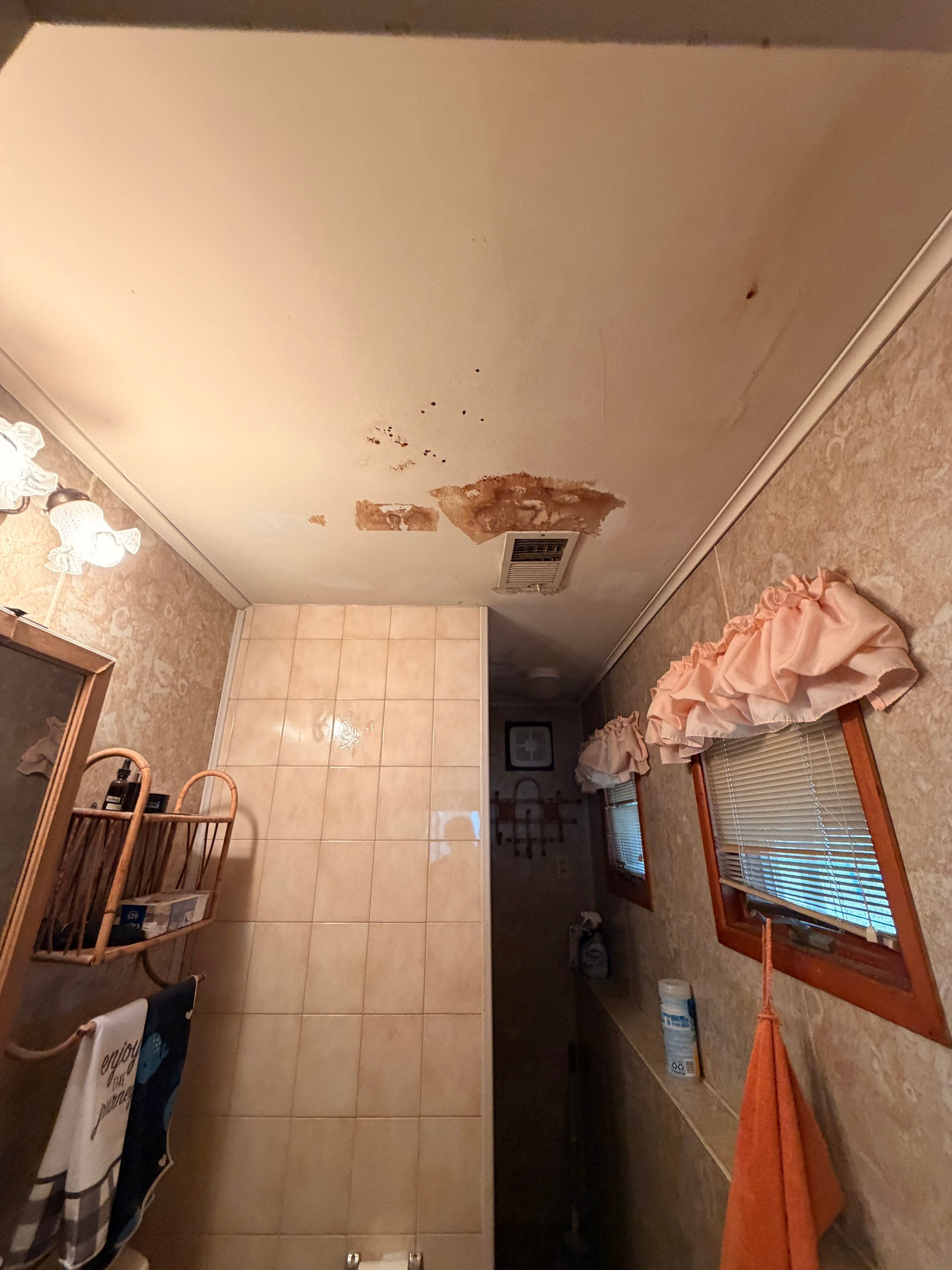 Water Damage bathroom in West Islip by Newhouse Restoration