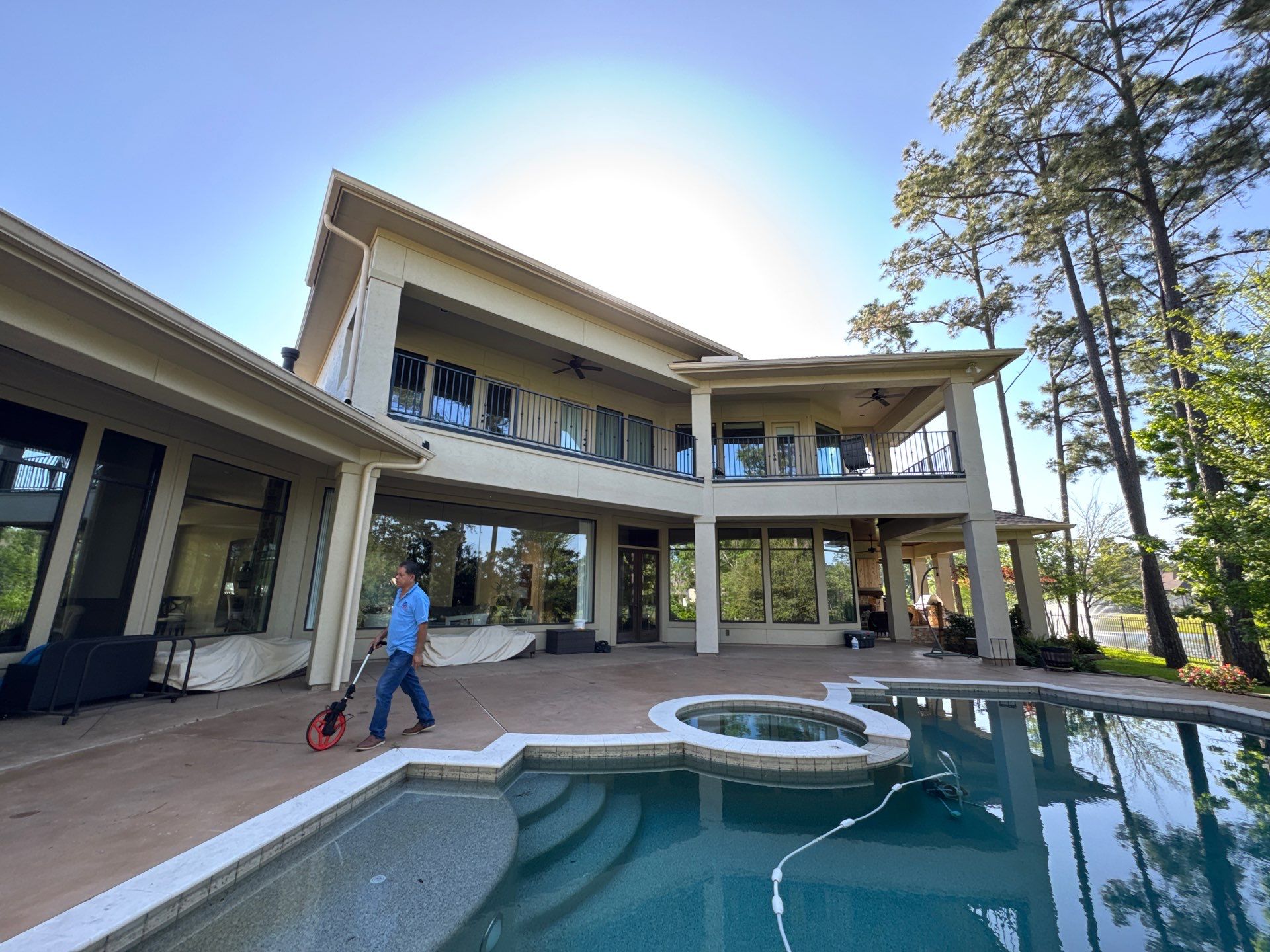 Complete Exterior Painting and Stucco Refinishing in Spring by Rolling Nations