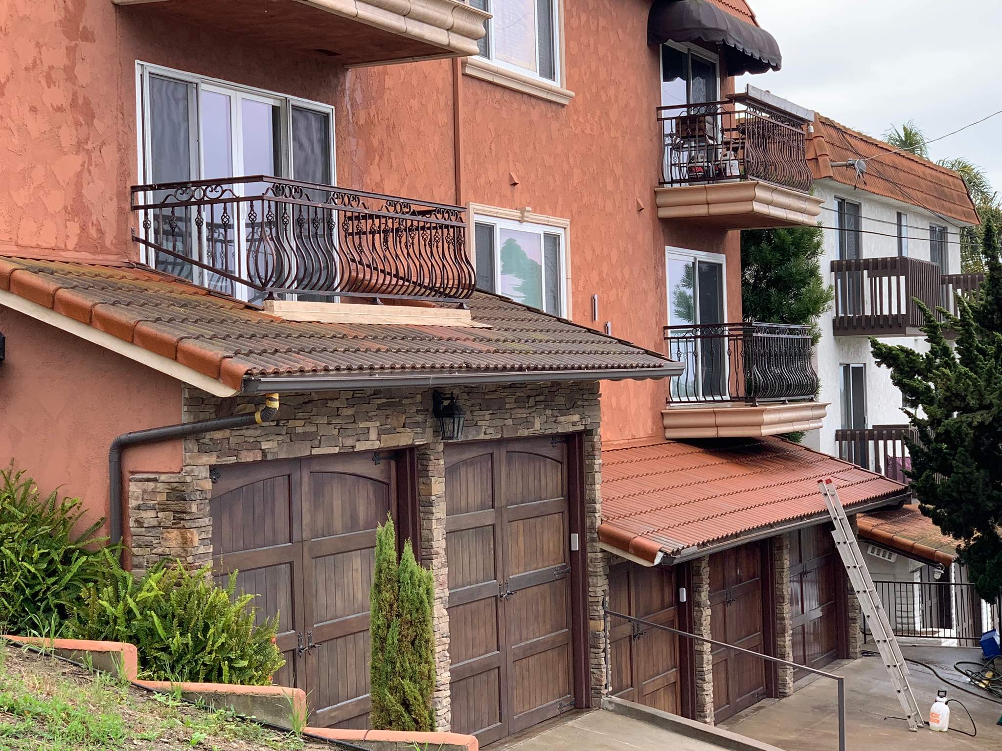 Roof washing in Southern California coastal cities by Property Cleaning Experts, LLC