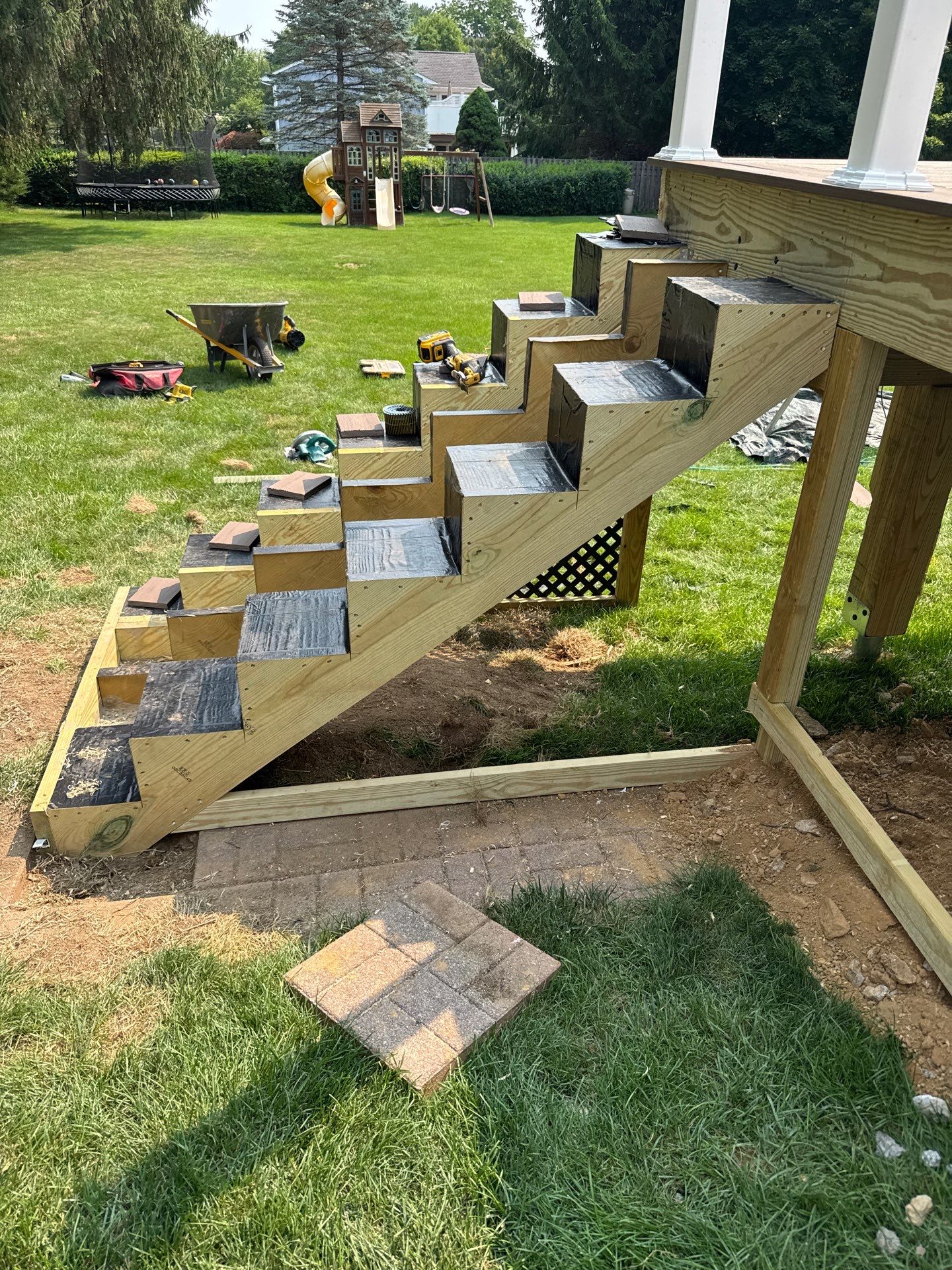 New Deck in Mendham, New Jersey by deck guardian