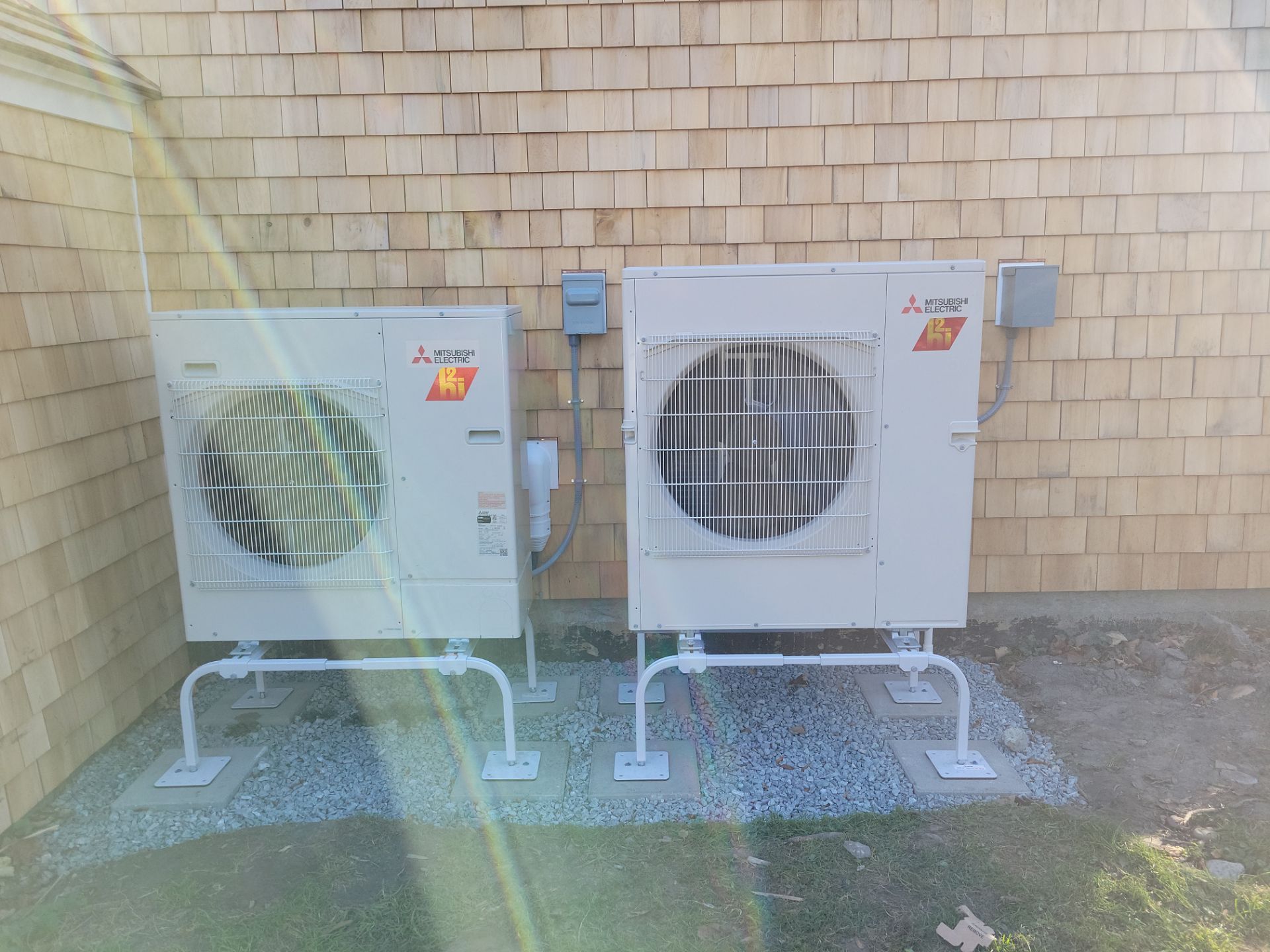 New Construction HVAC Installation using Mitsubishi by Ocean State Air Solutions