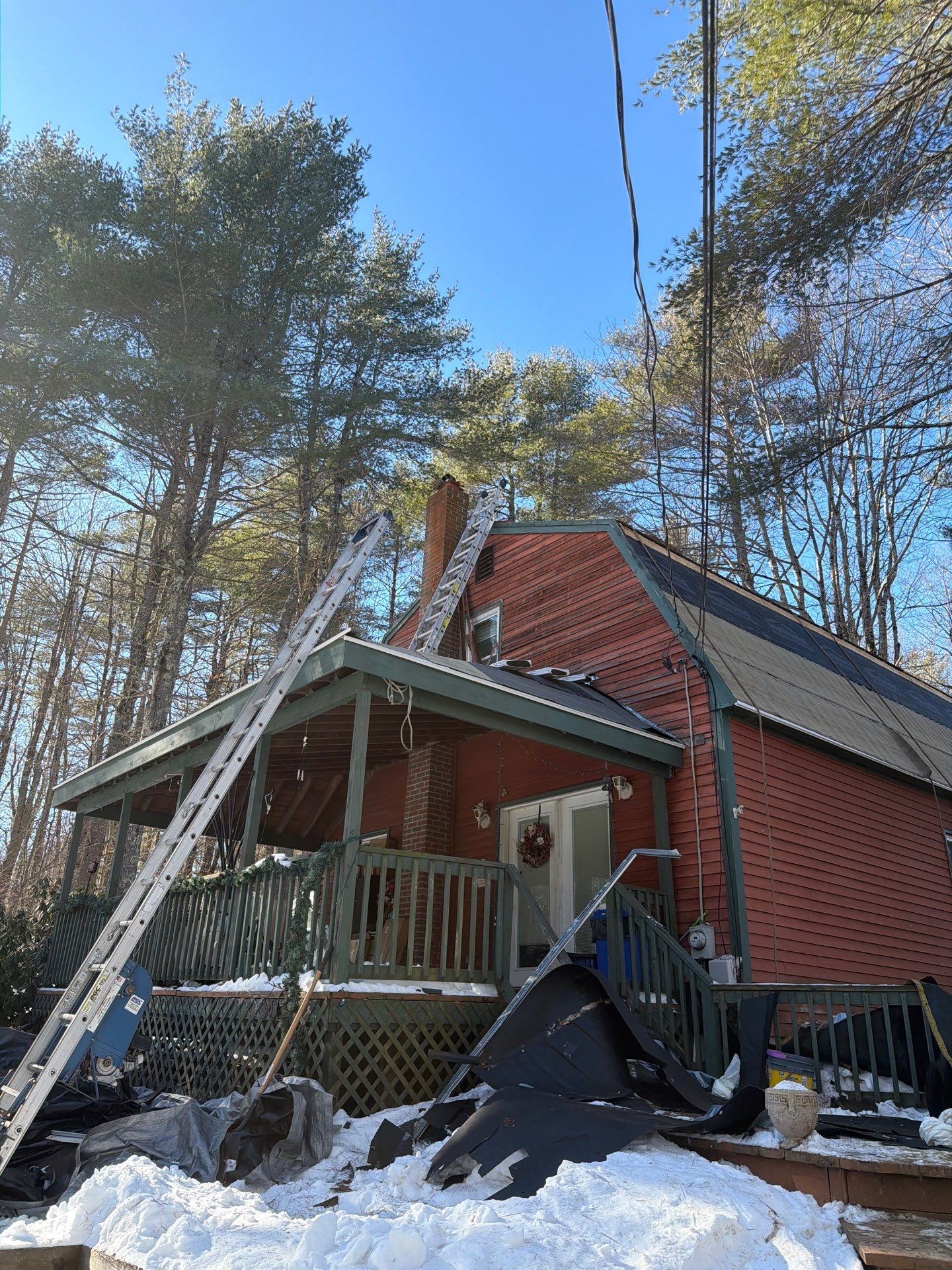 Strafford New Hampshire - IKO Roof Install by Tall pine roofing
