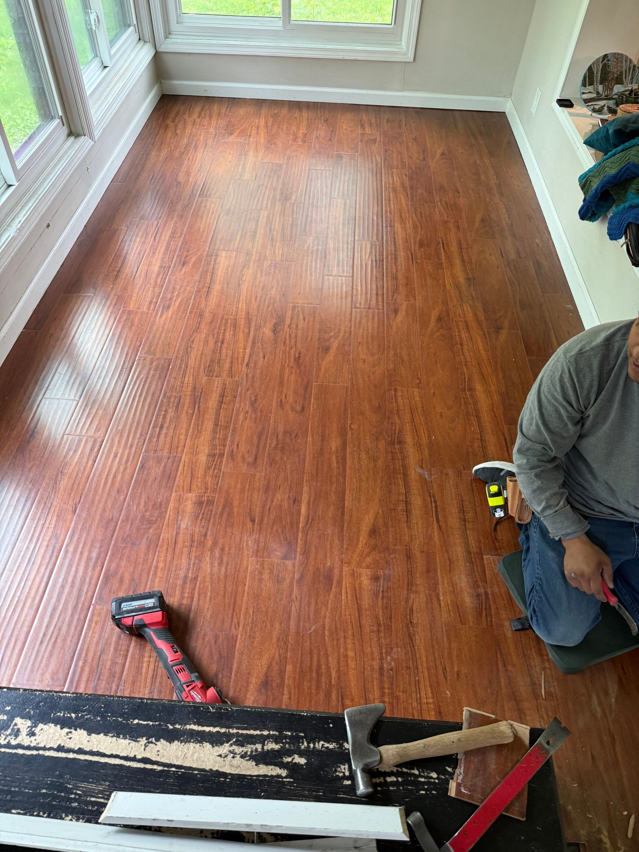 Laminate Removal and Carpet Installation in Zionsville, IN by Brothers Floor Covering INC.