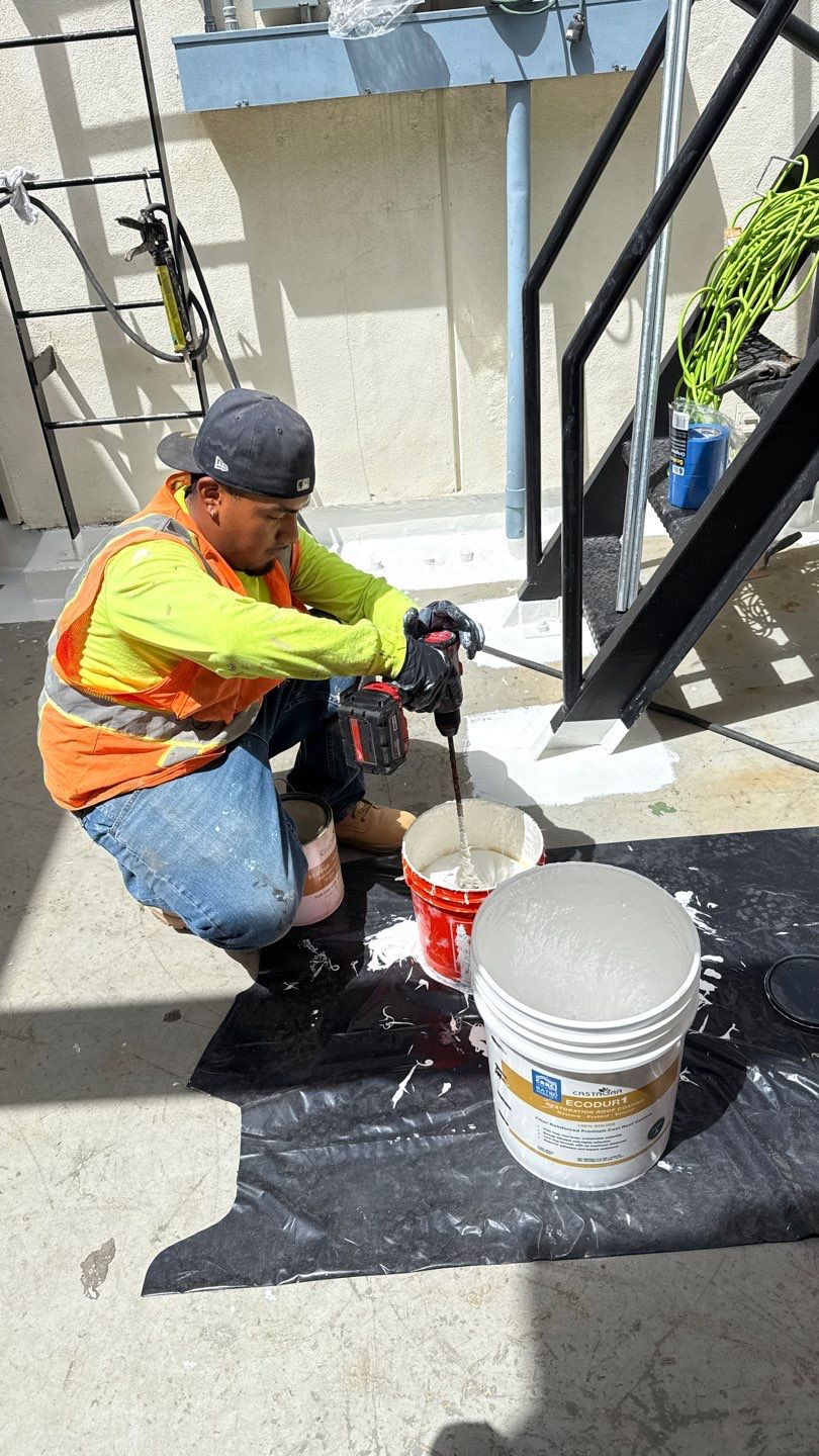 Coronado Tower Roof Rejuvenation and Waterproofing Using Ecodur Coating by Reliable Roofing San Diego Inc.