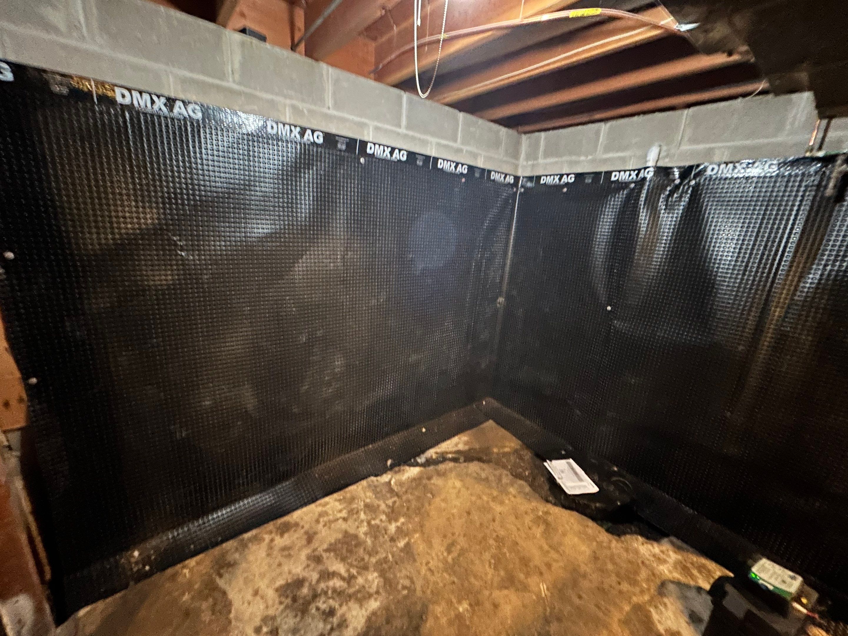 Drain tile for a General Contractor Partner by Waterproofing Northeast