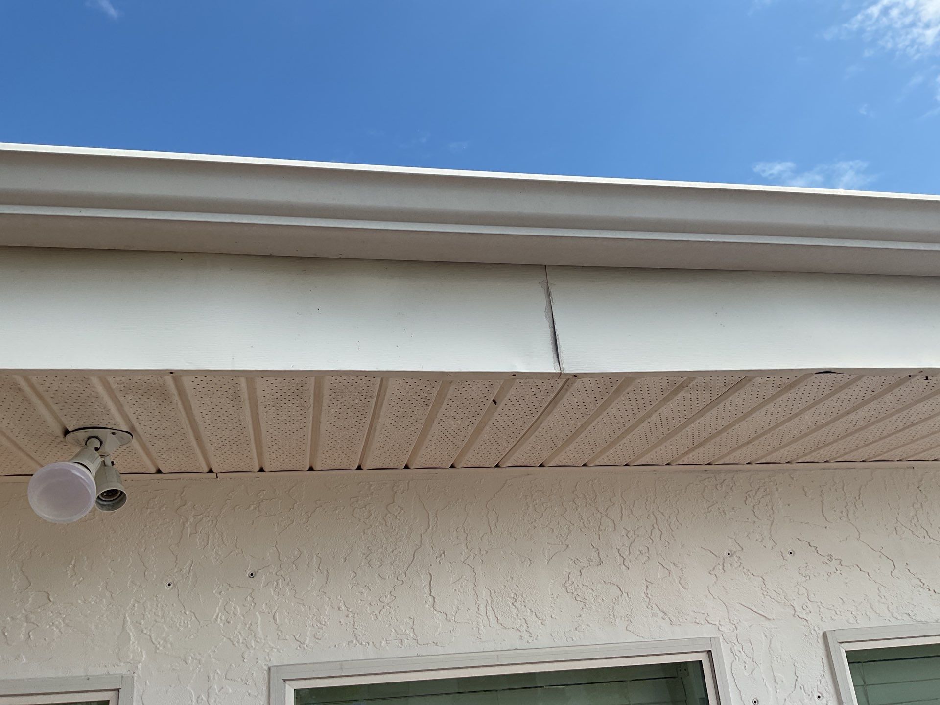 Soffit and Fascia Installation in Cape Coral FL by Gutter Professors