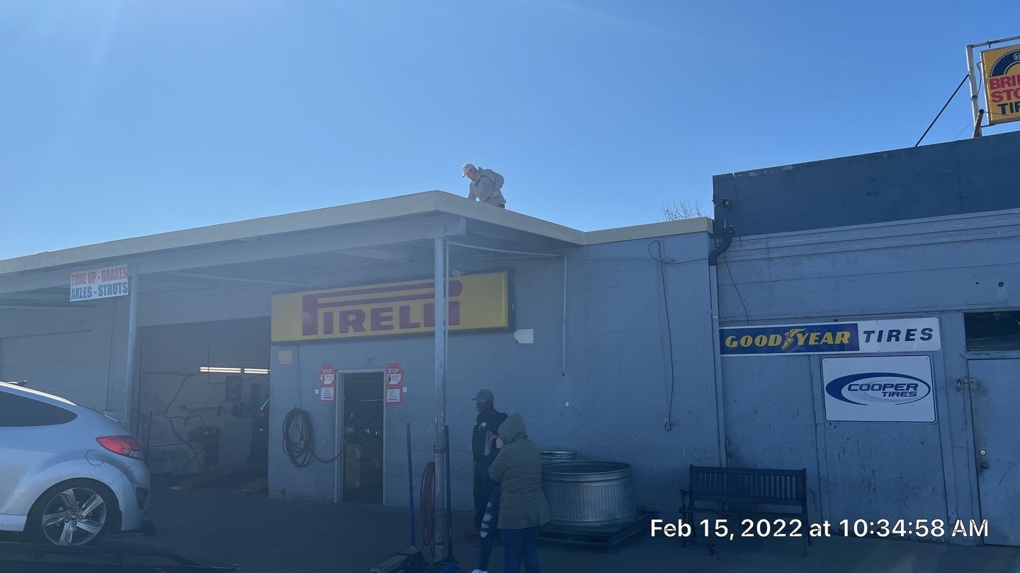 Spray foam and coatings using Conklin Benchmark/PUMA XL coatings and spray foam by Straight Edge Roofing Inc