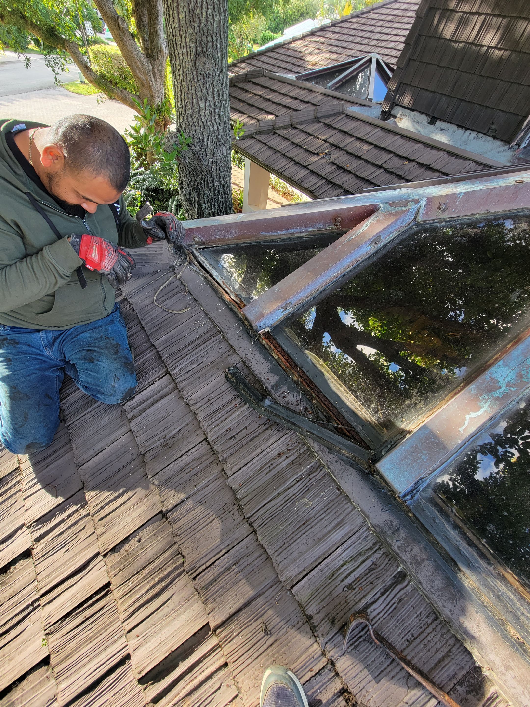 Gatehouse Rd., Sea Ranch Lakes, FL (Skylight Repair) by G&J Roofing 