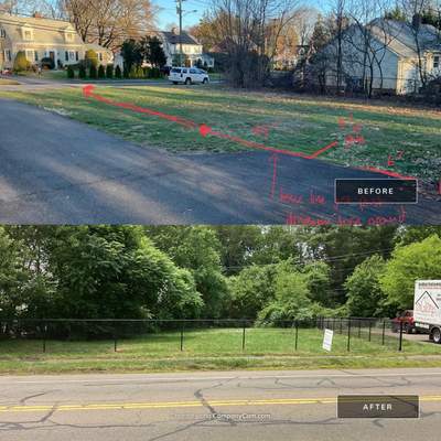 New Black Chain link fence with matching gates 