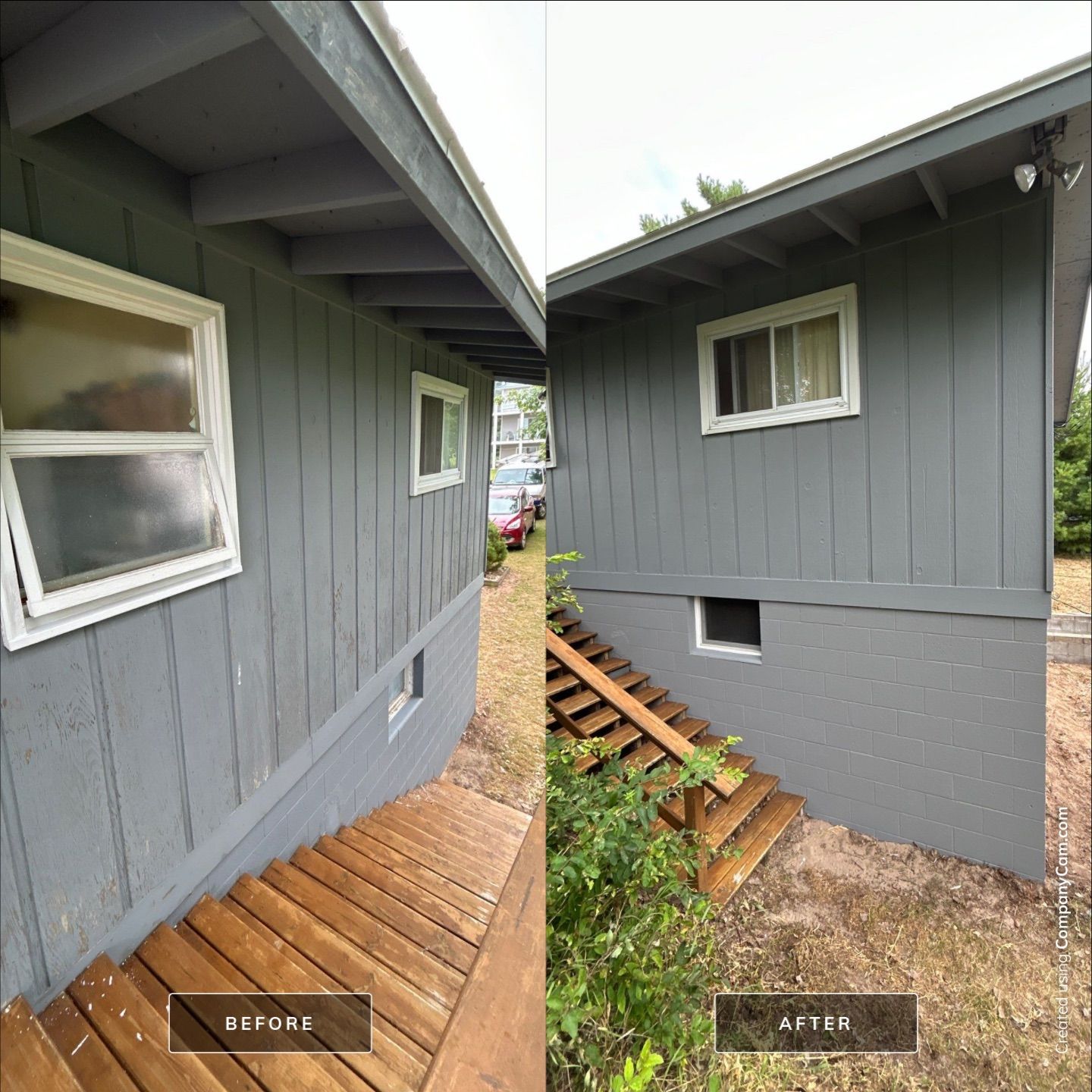 Exterior Painting. Exterior staining by Gordon Painting