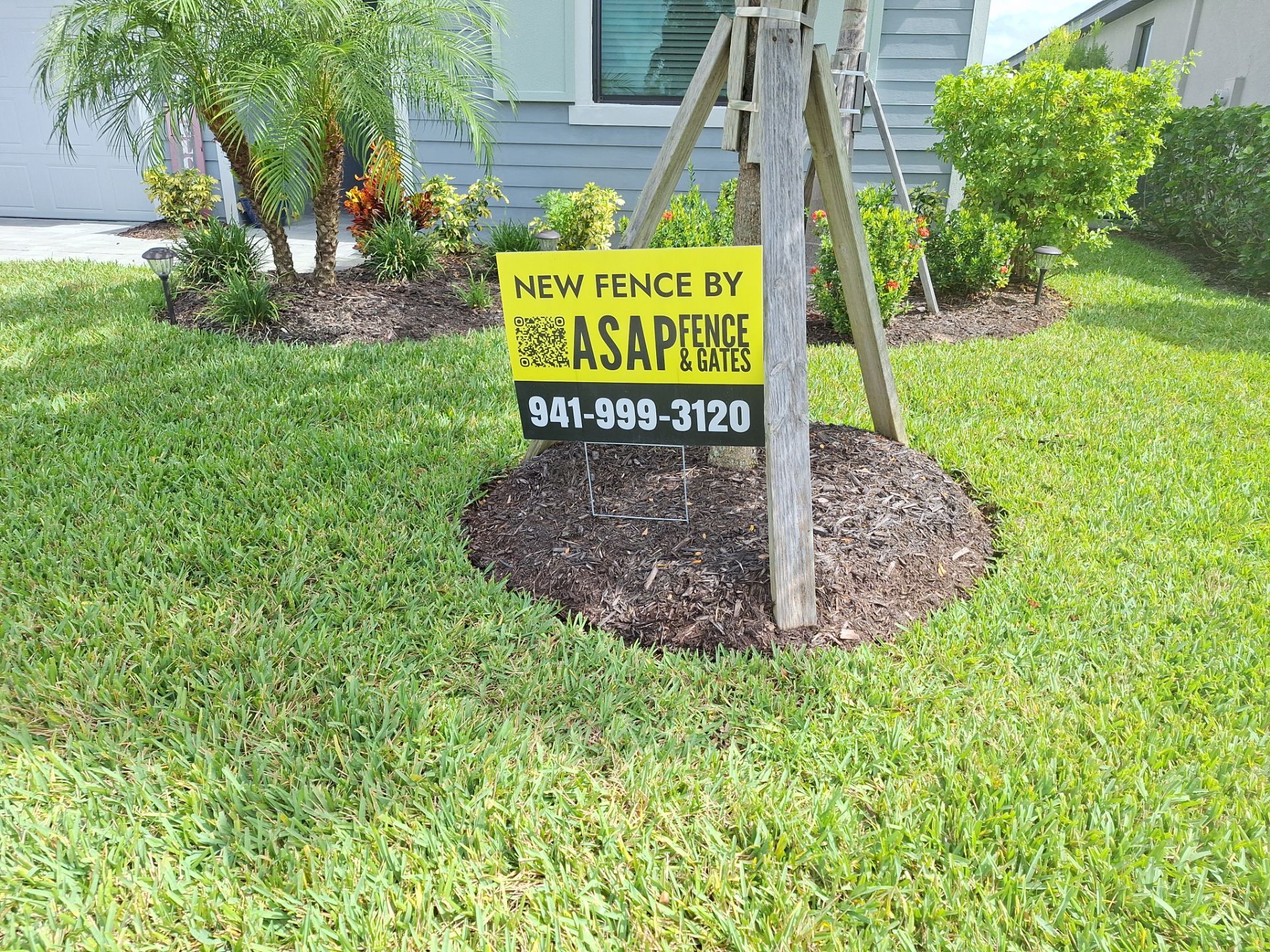 Venice Florida Black Aluminum Fence Installation by Asap fence and gates, LLC
