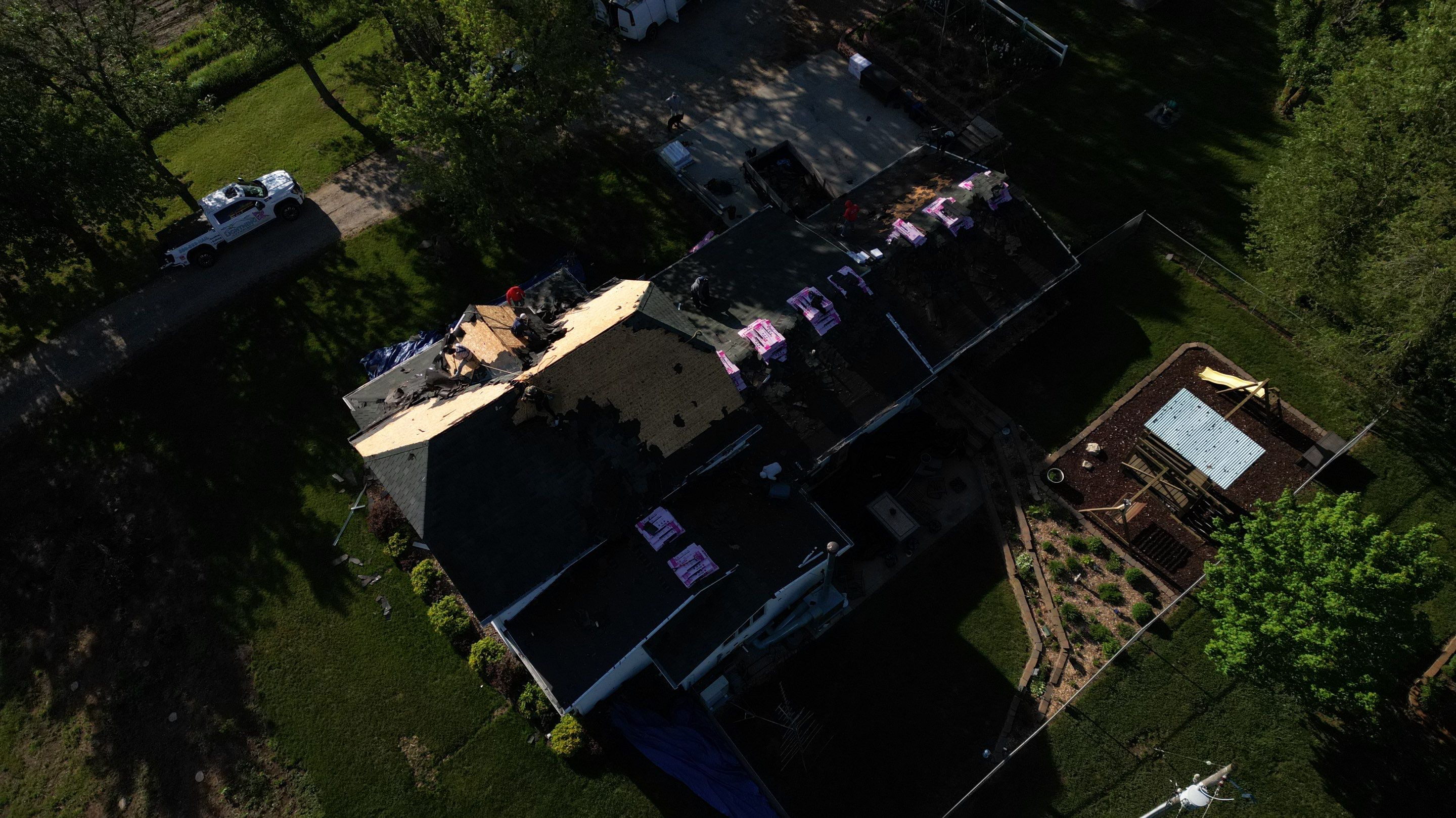 Residential Roofing Installation using Owens Corning Duration Driftwood by Lightning Exteriors