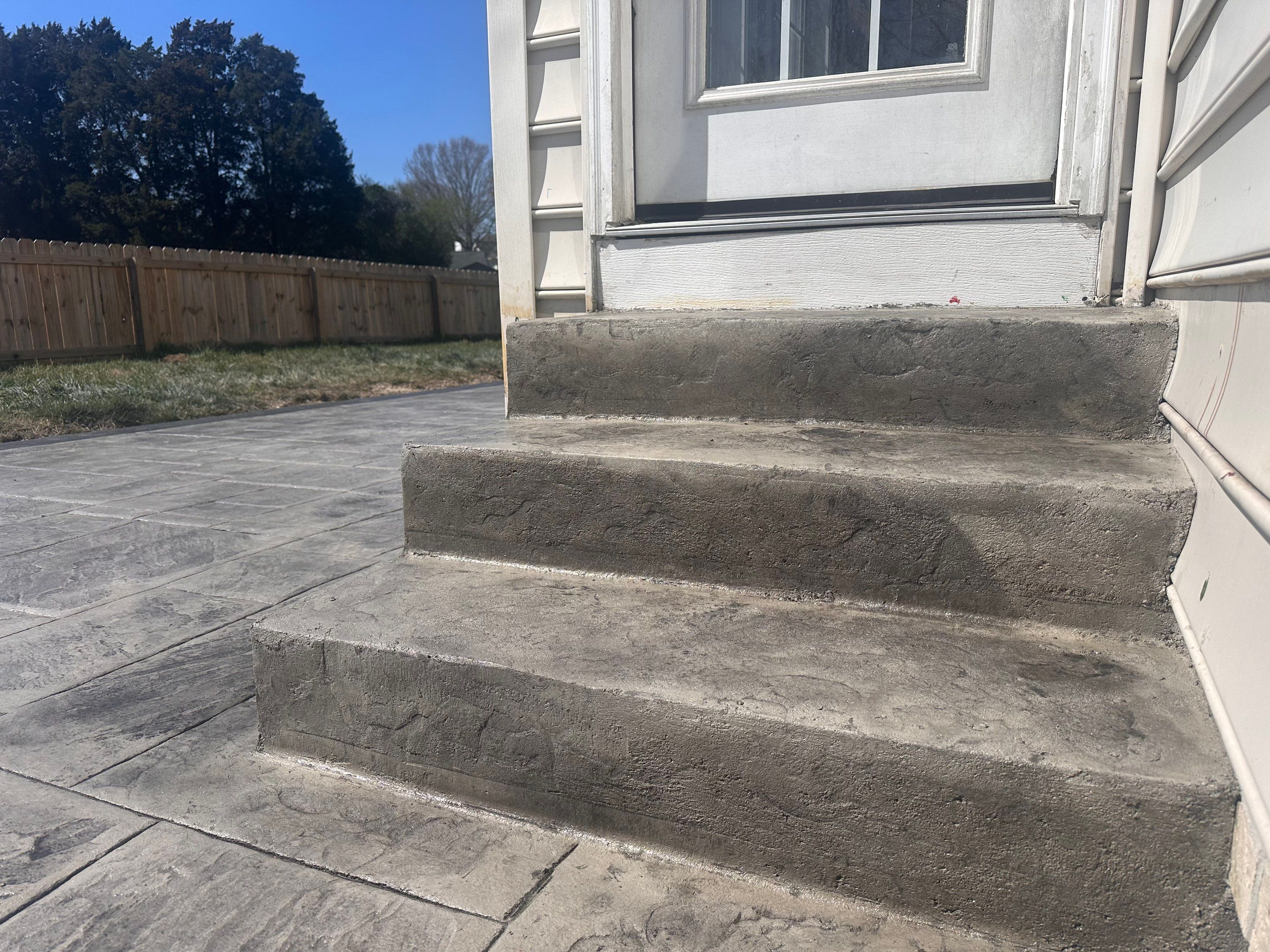 Project in Virginia Beach by Sam The Concrete Man Virginia Beach