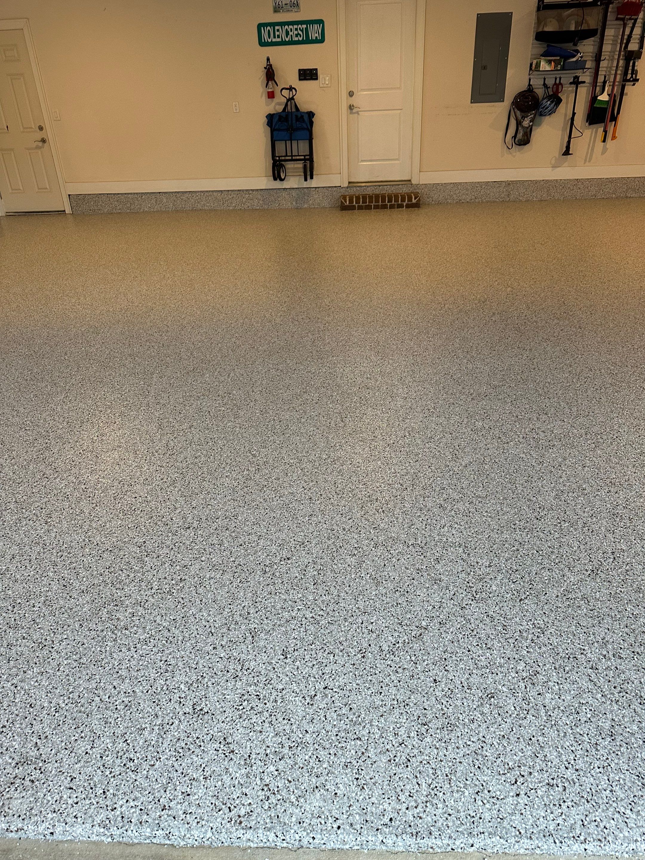 Garage Floor Coating using Coyote by My Garage Floor Guys
