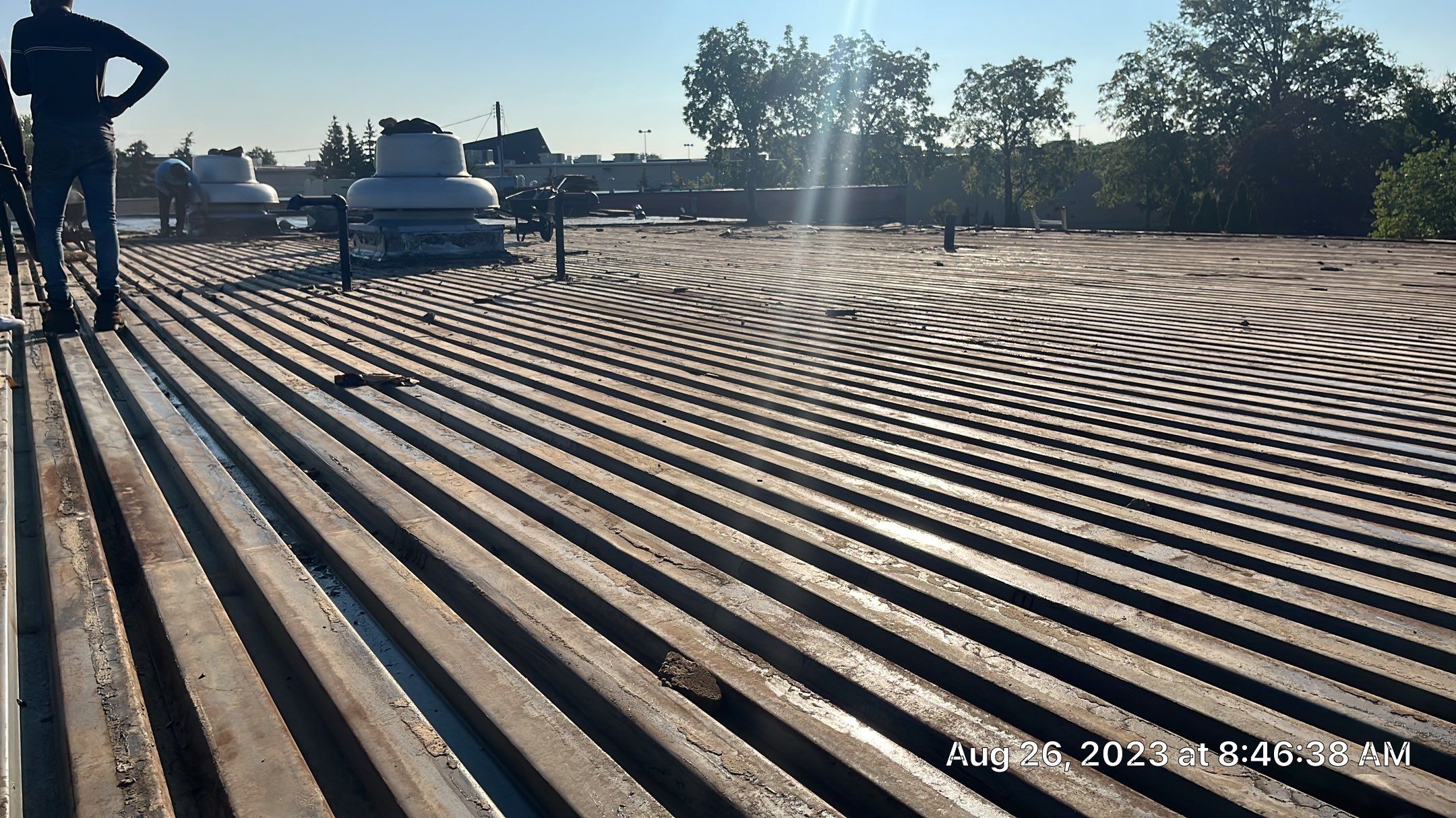 Flat Roof Install Mentor Ohio by Gold Star Roofing LLC 