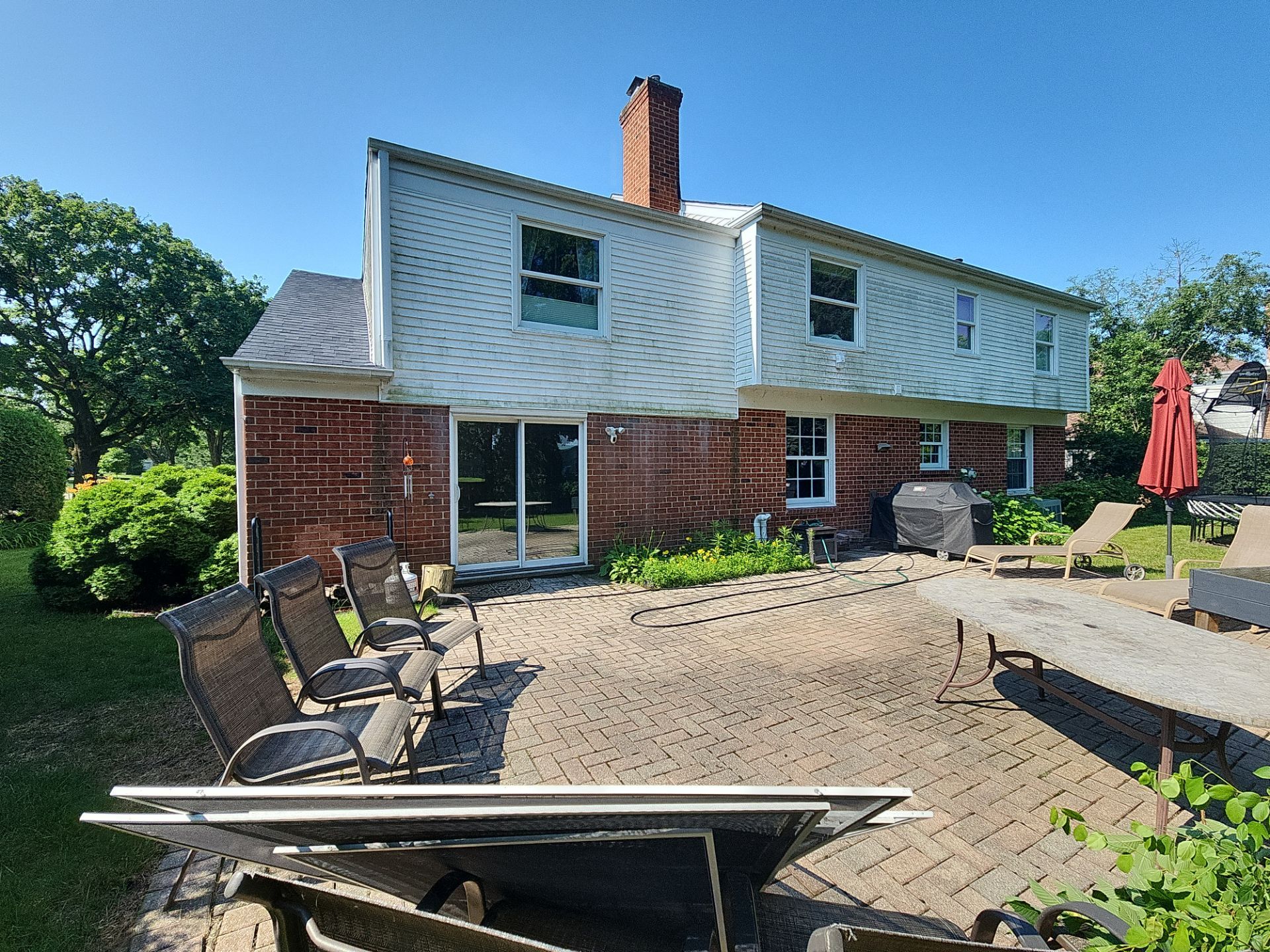 House washing by Northern Power Washing LLC.