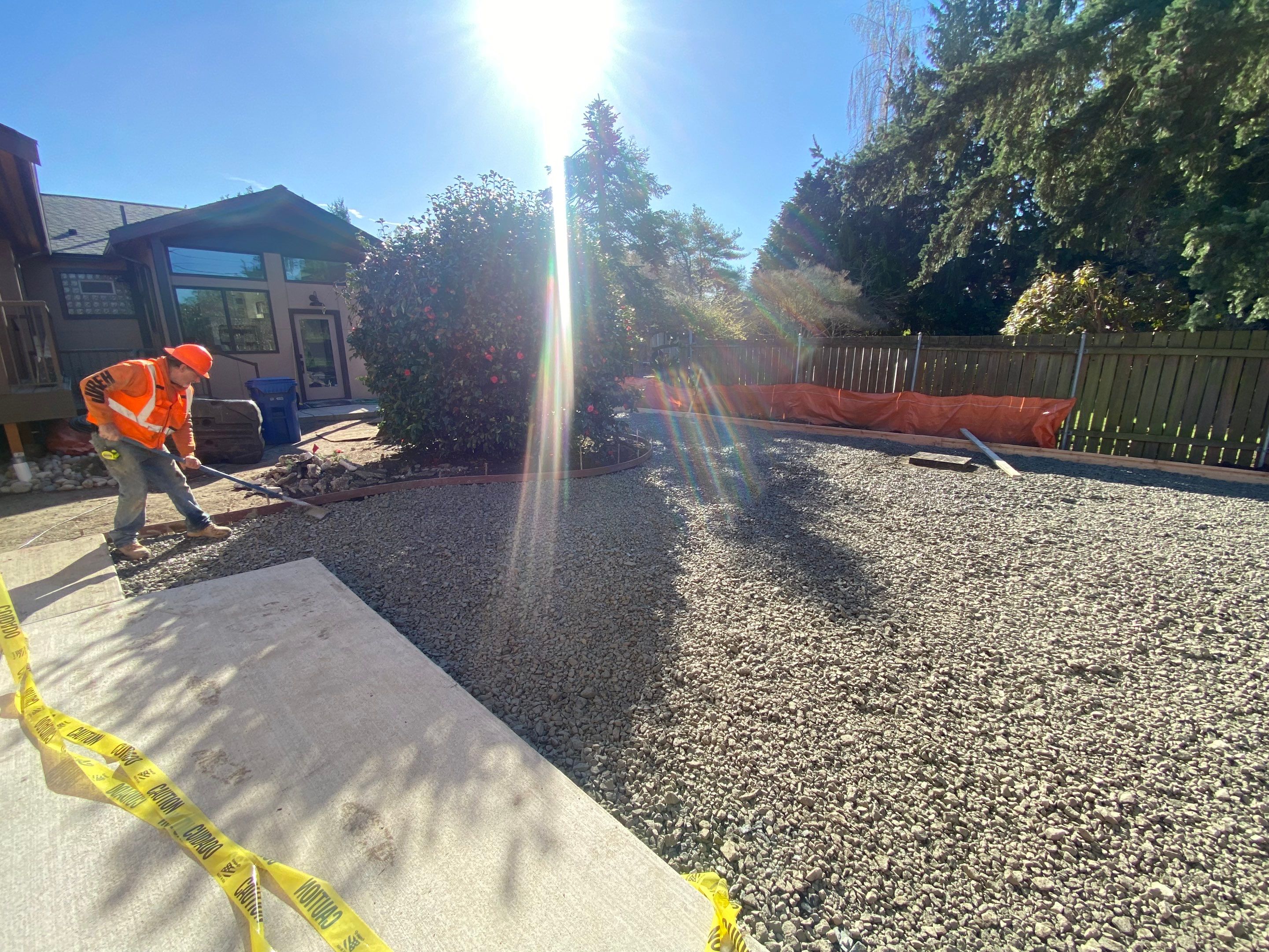 Ron | Pervious Concrete Driveway  by Jireh Asphalt & Concrete Inc 