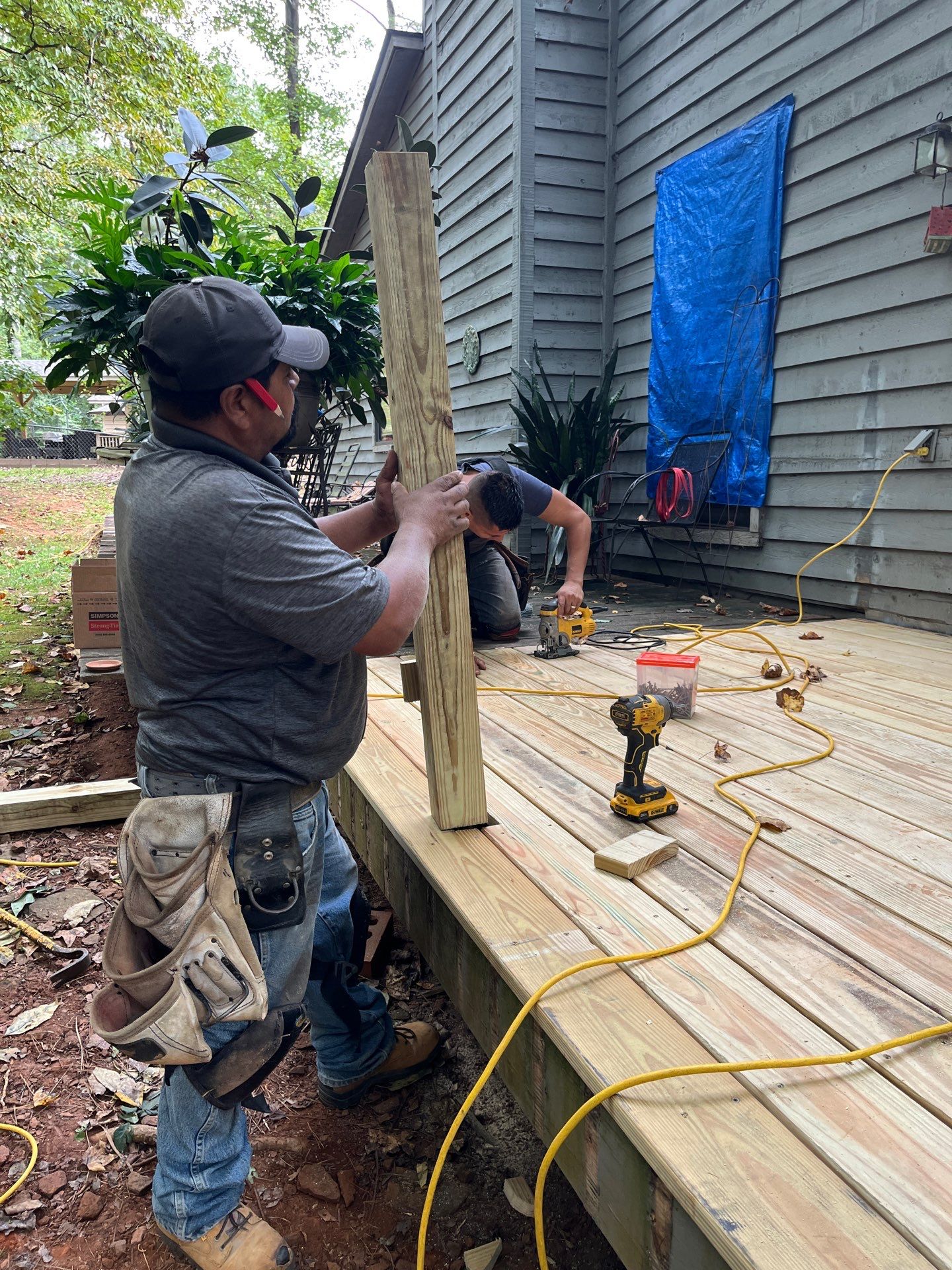 Rotten Wood Replacement, Exterior Painting, and Deck Resurface by Nelson Exteriors 