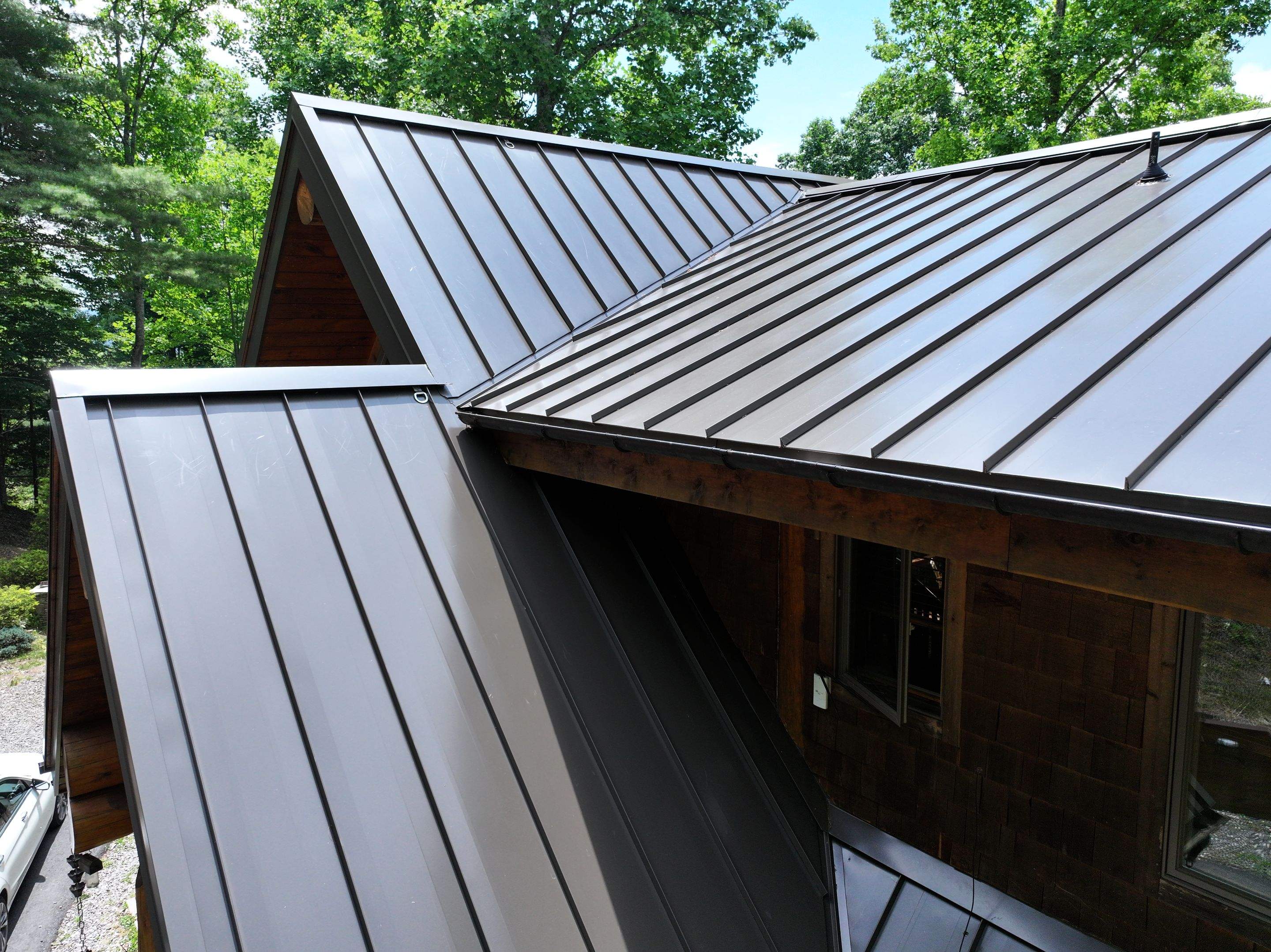 Burnished Slate Standing Seam by Omnia Roofing