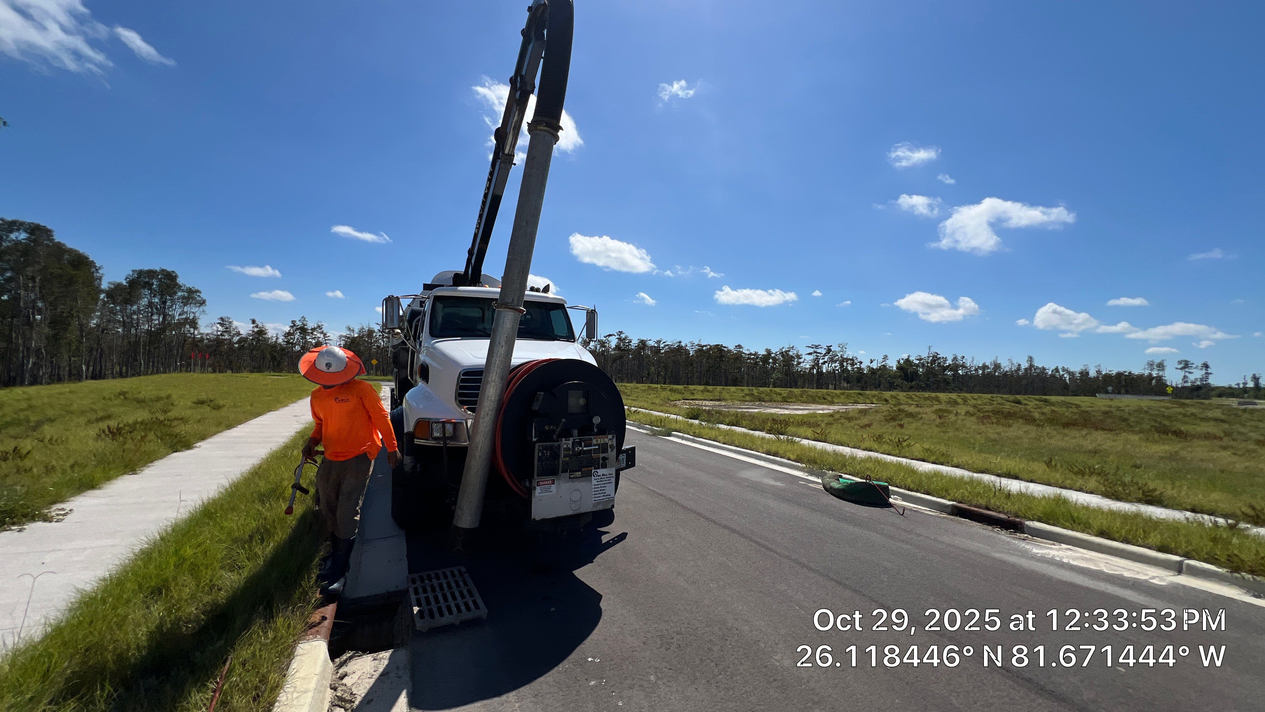 New Construction Road off Rattlesnake in Naples by Don Mar, Inc. Storm Water Solutions
