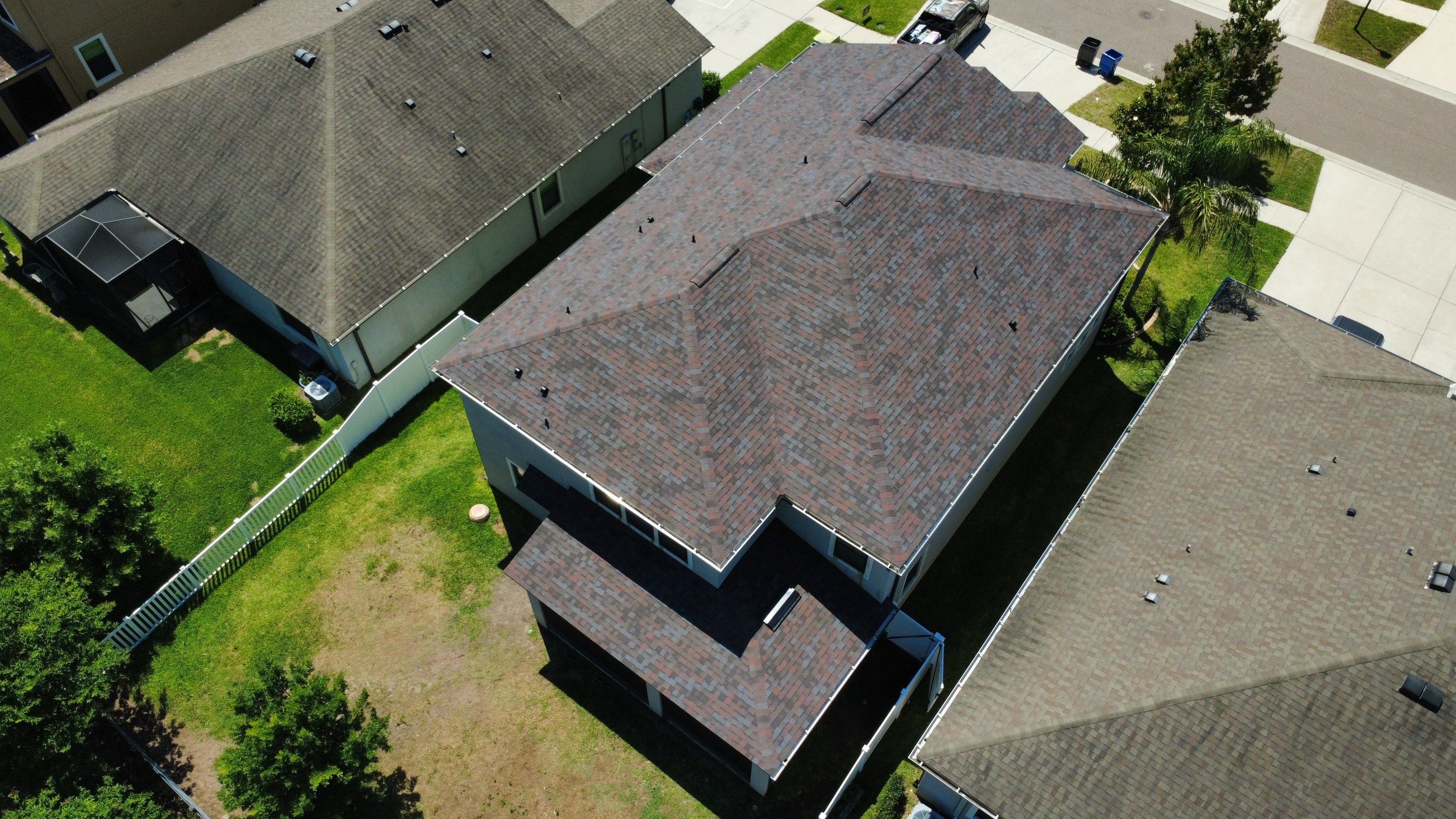 Riverview Two-Story Home Roof Replacement Featuring Owens Corning Merlot Shingles by Steadfast Roofing