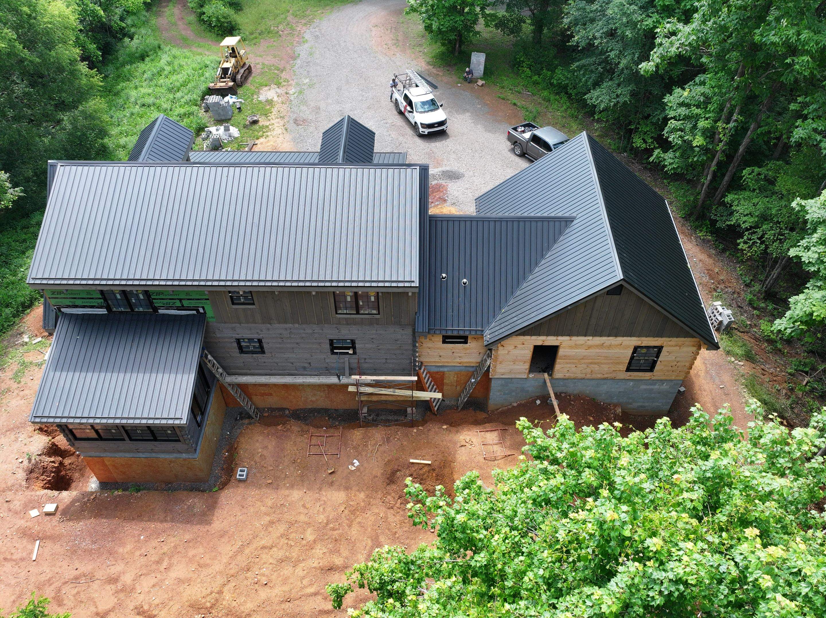 Textured Black AG Panel by Omnia Roofing