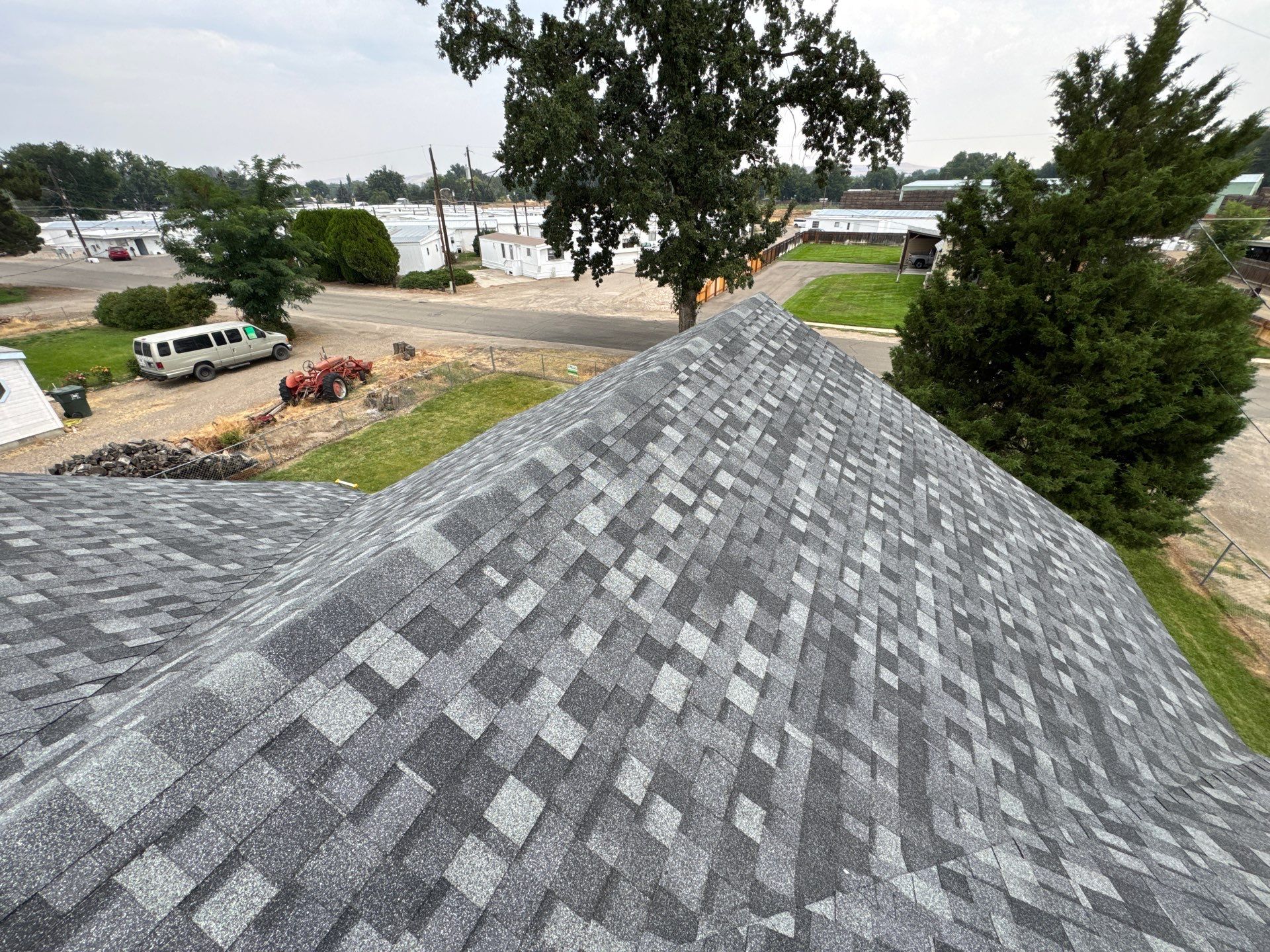Residential Roof Replacement Featuring Multi-Tonal Architectural Shingles in Payette by Olive Roofing
