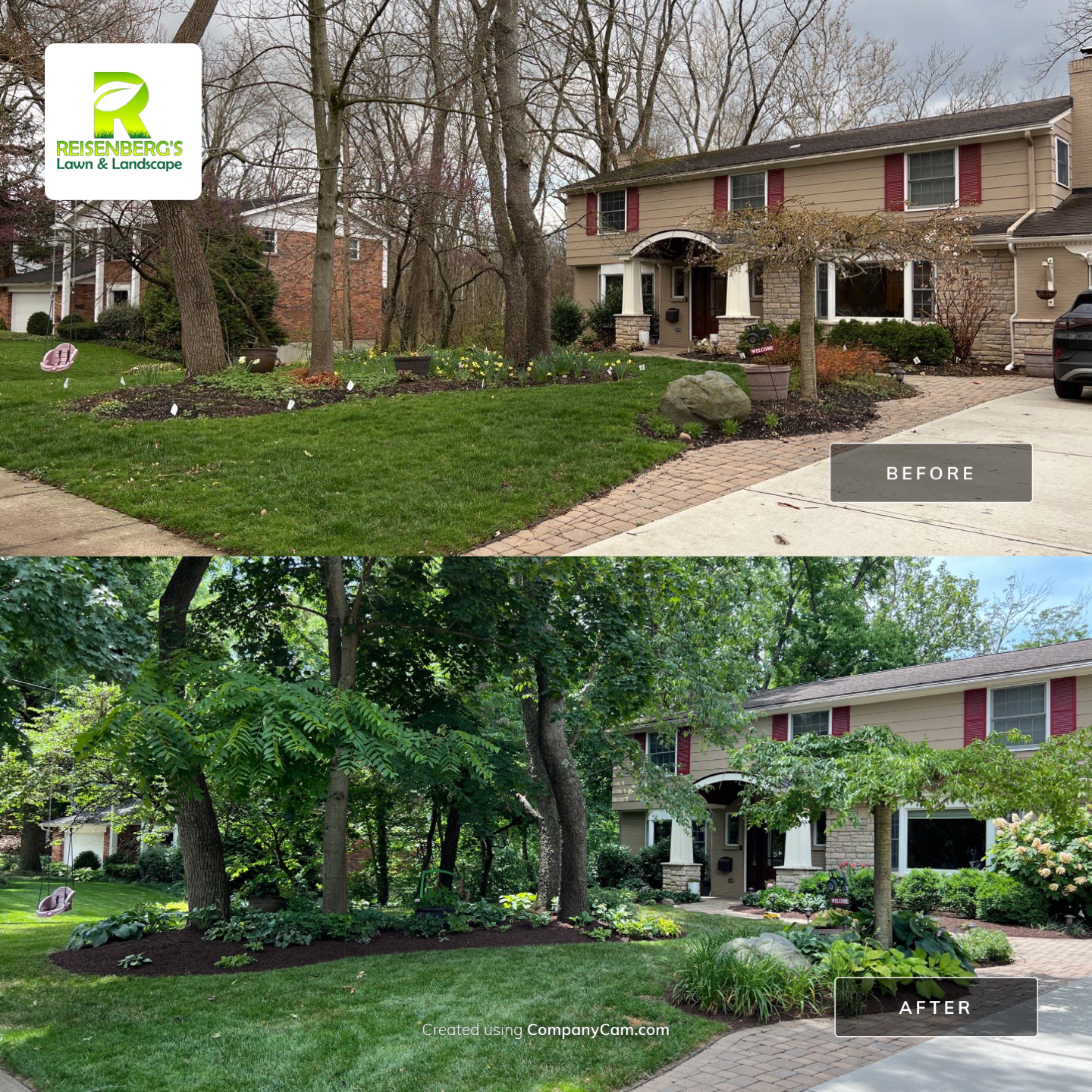 Spring Clean Up with additional Gravel Worl & Plant Installation by Reisenberg’s Lawn & Landscape, LLC