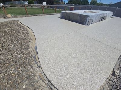 Pebble Beach Flake Coating for Kennewick Pool Deck and Patio
