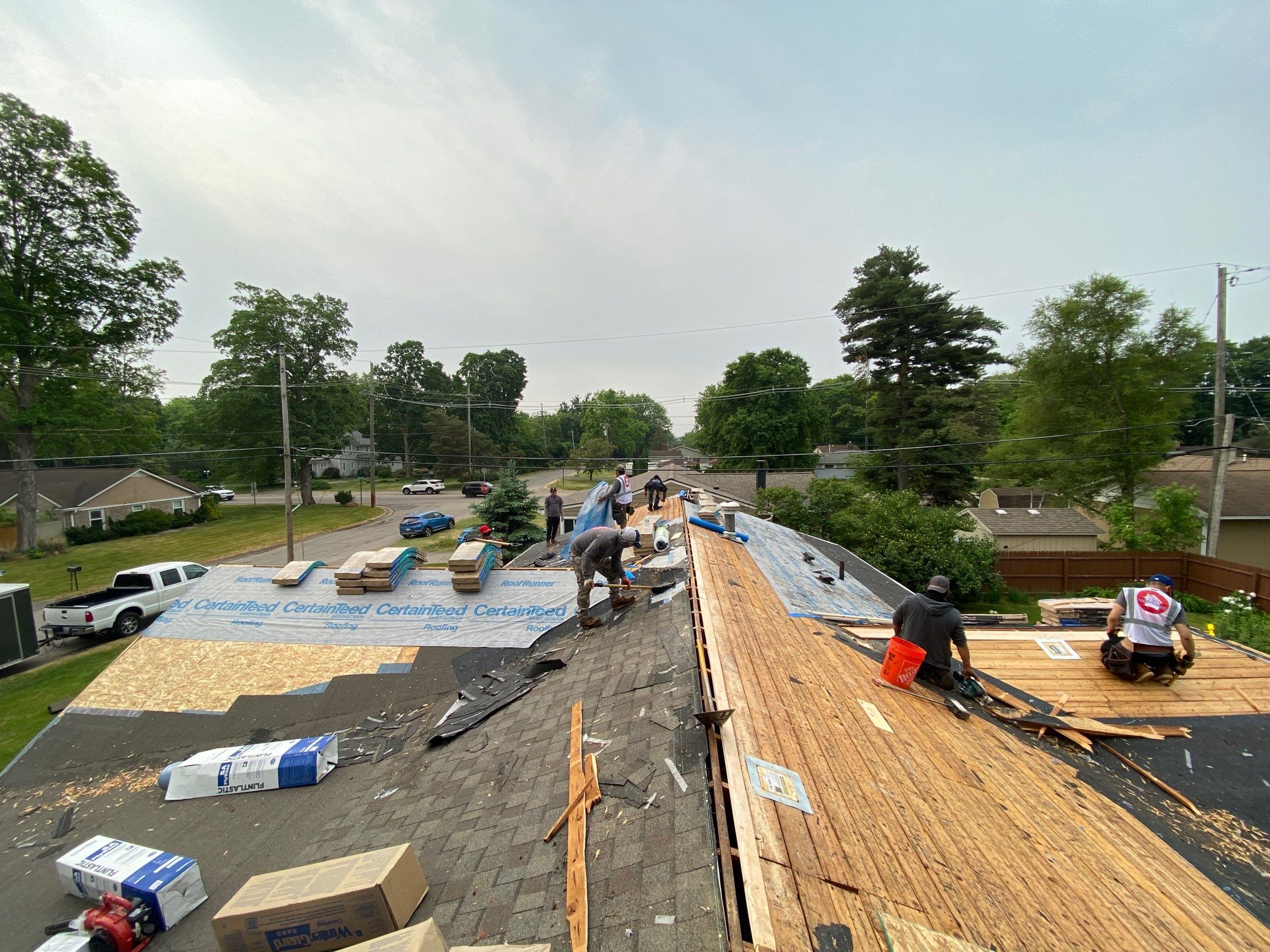 Roof Replacement using CertainTeed Landmark by 180 Contractors