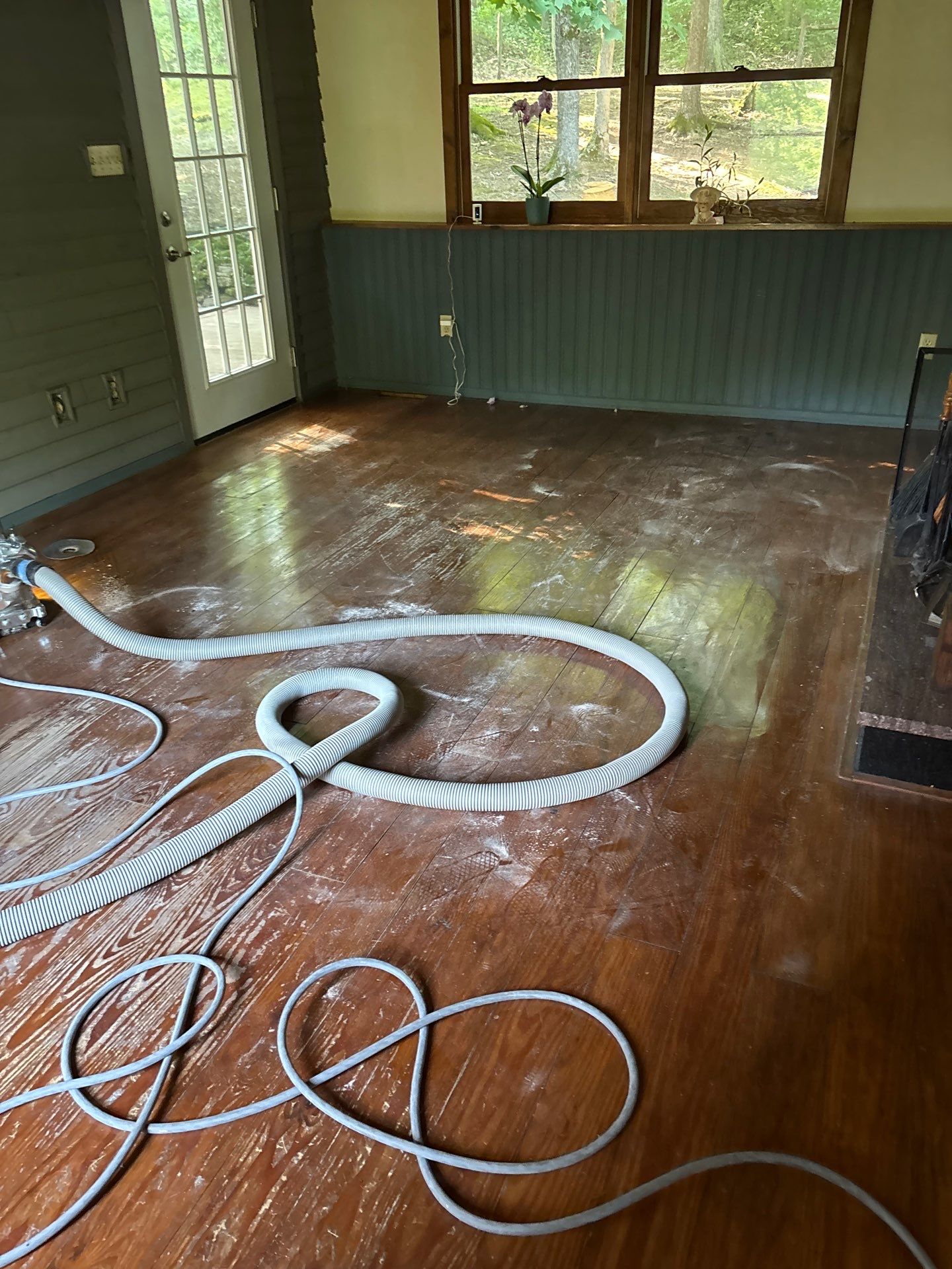 Hardwood Floor Sanding and Refinishing Project in Walton, Kentucky by Footprints Floors Kentucky