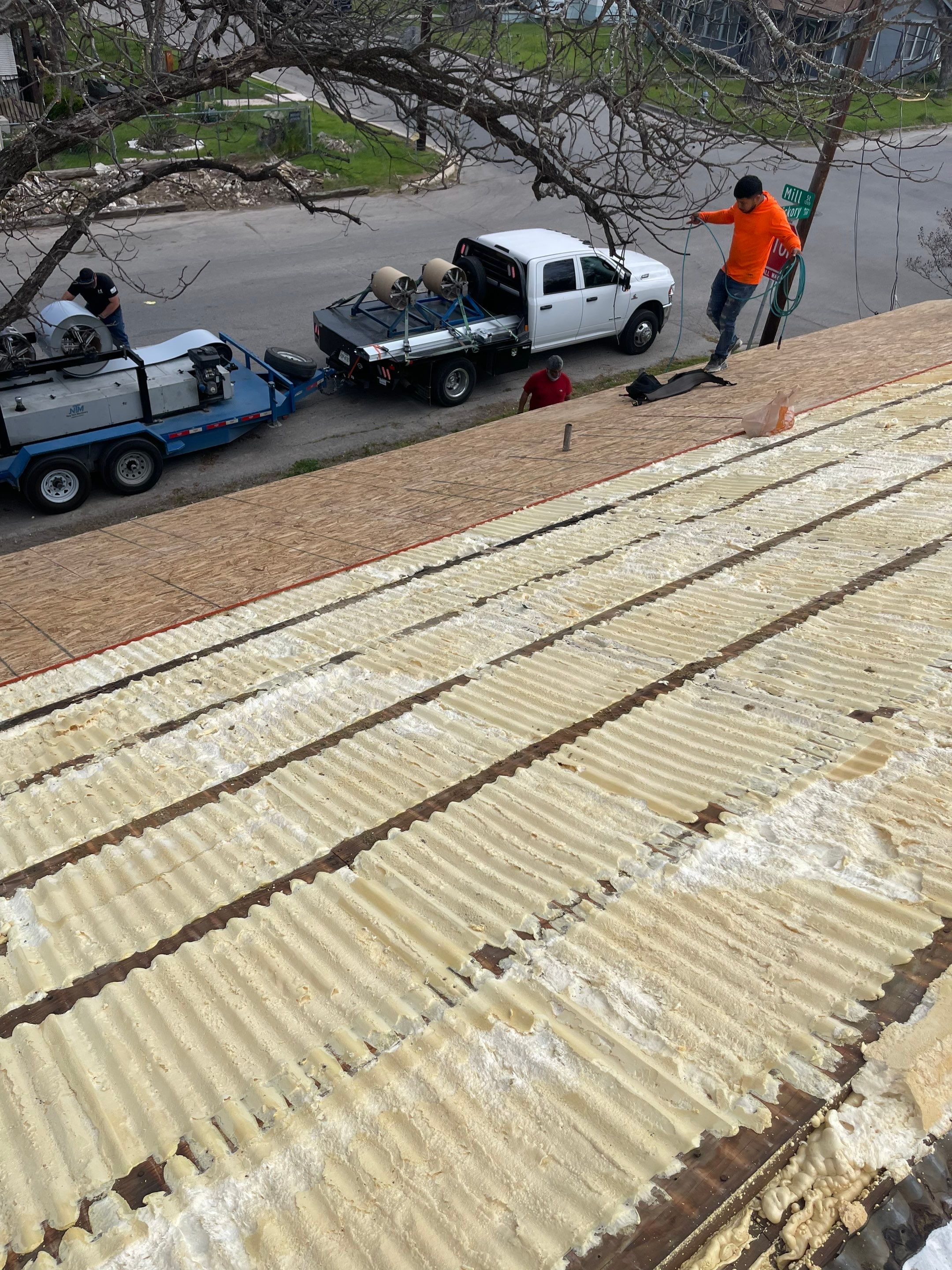 Residential Metal Roof Installation using McElroy Metal by Premier Roofing and Contracting