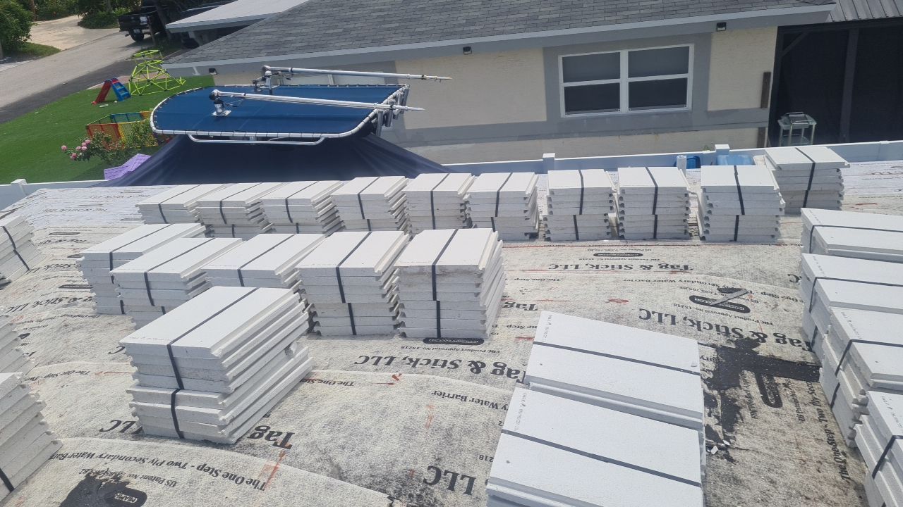 Residential Roofing Installation using Eagle Roofing Tile by BLUES BROTHERS ROOFING