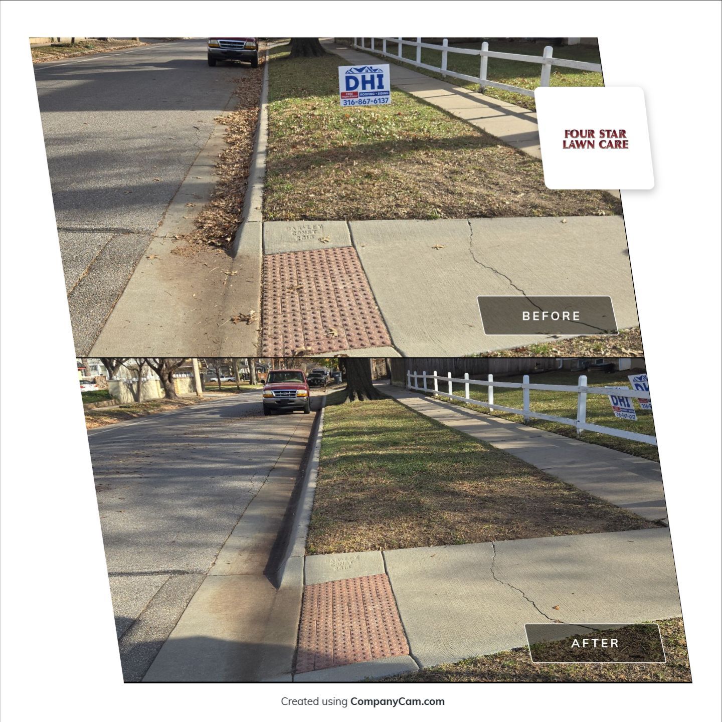 Project in Wichita by Four Star Lawn Care